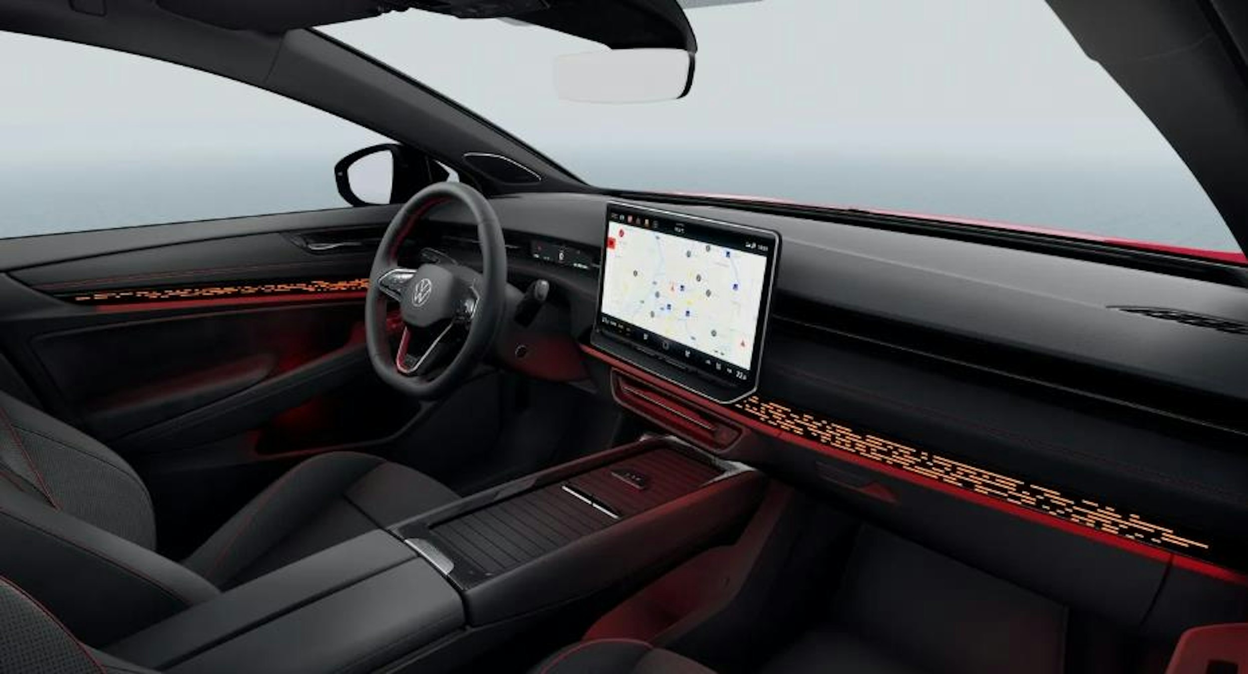 punainen Volkswagen ID.7 2025 kuva 10.