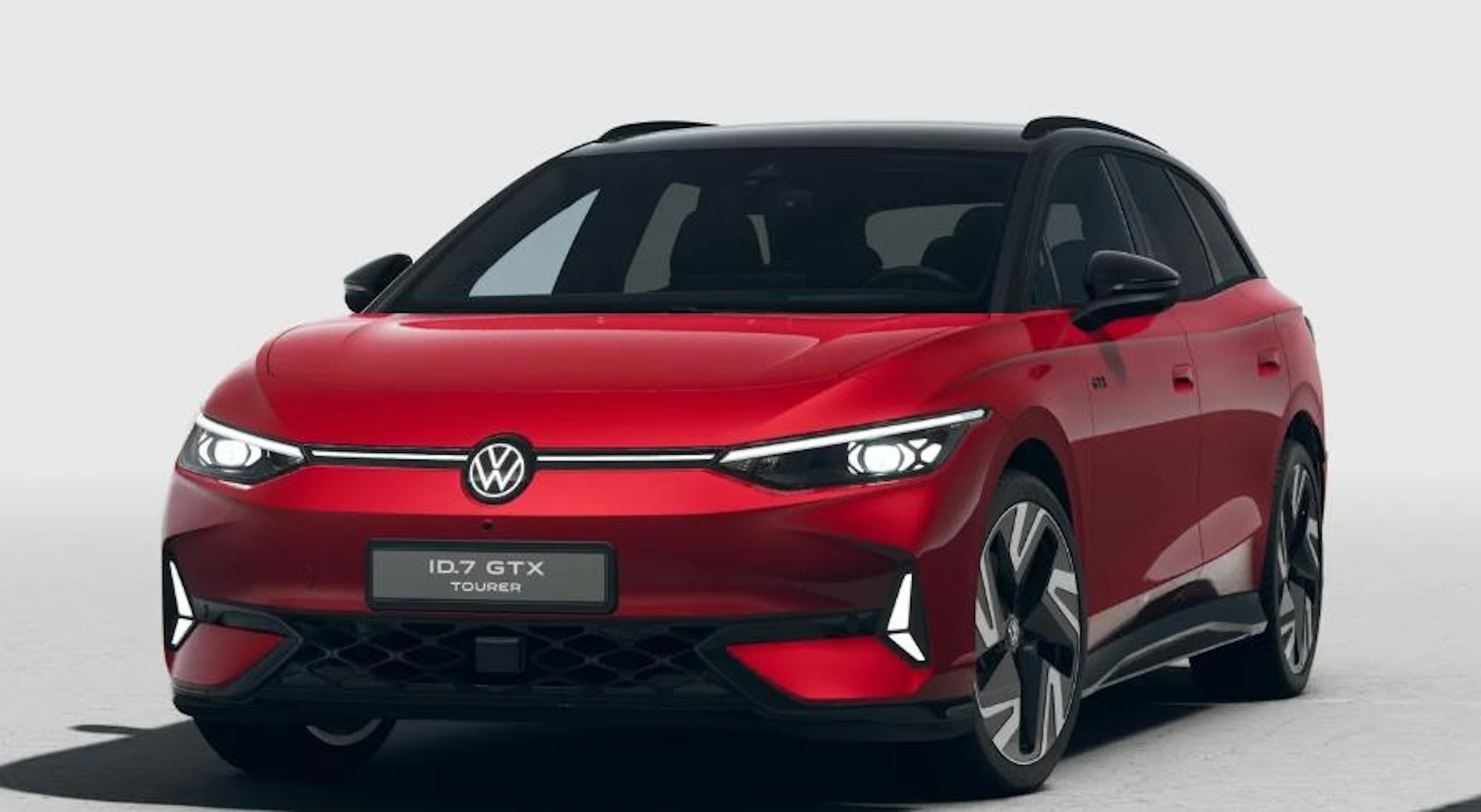 punainen Volkswagen ID.7 2025 kuva 1.