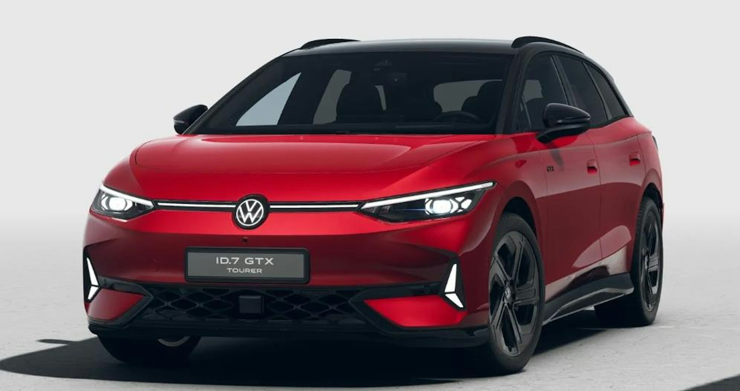 punainen Volkswagen ID.7 2025 kuva 1.