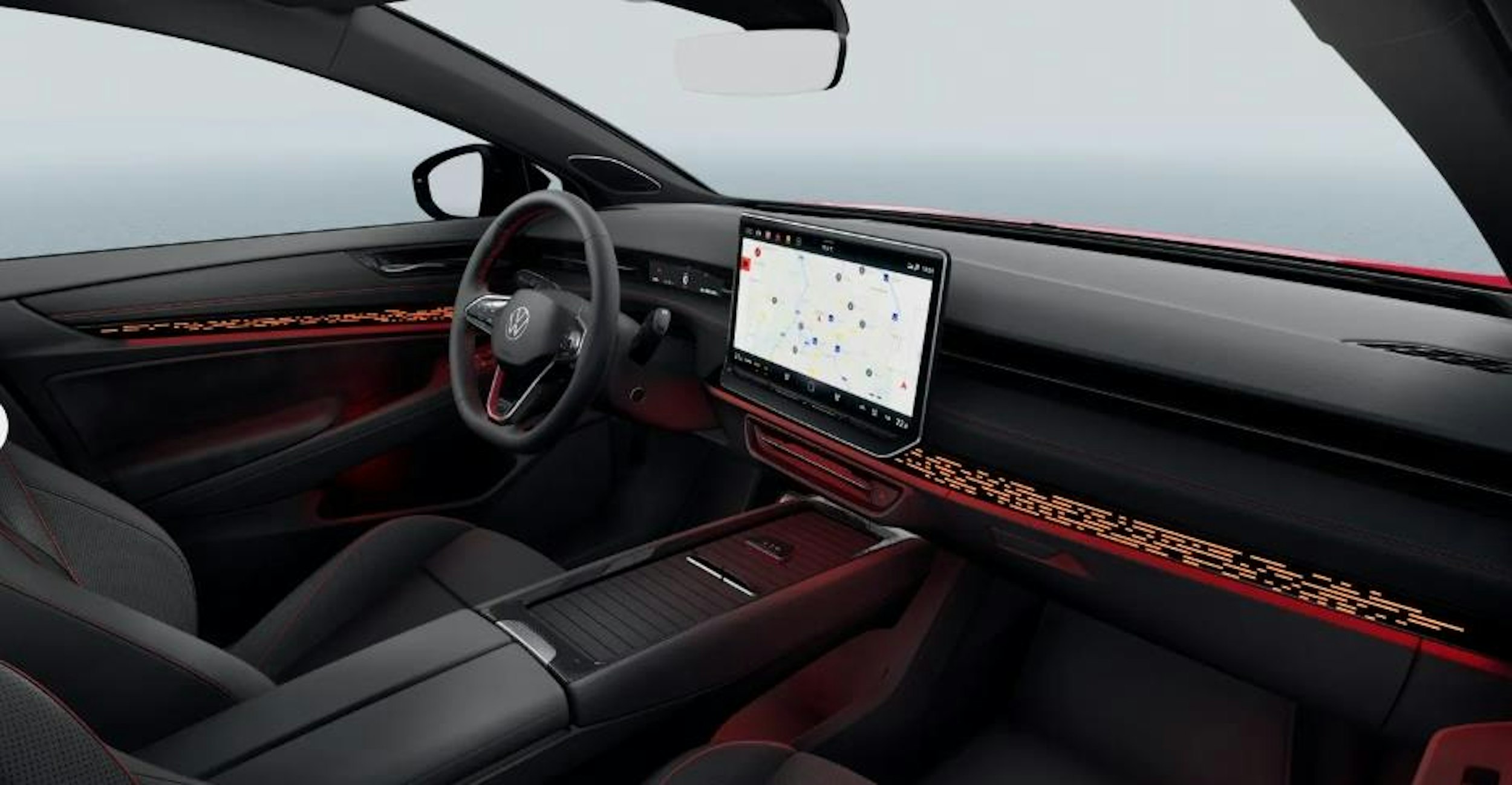 punainen Volkswagen ID.7 2025 kuva 10.
