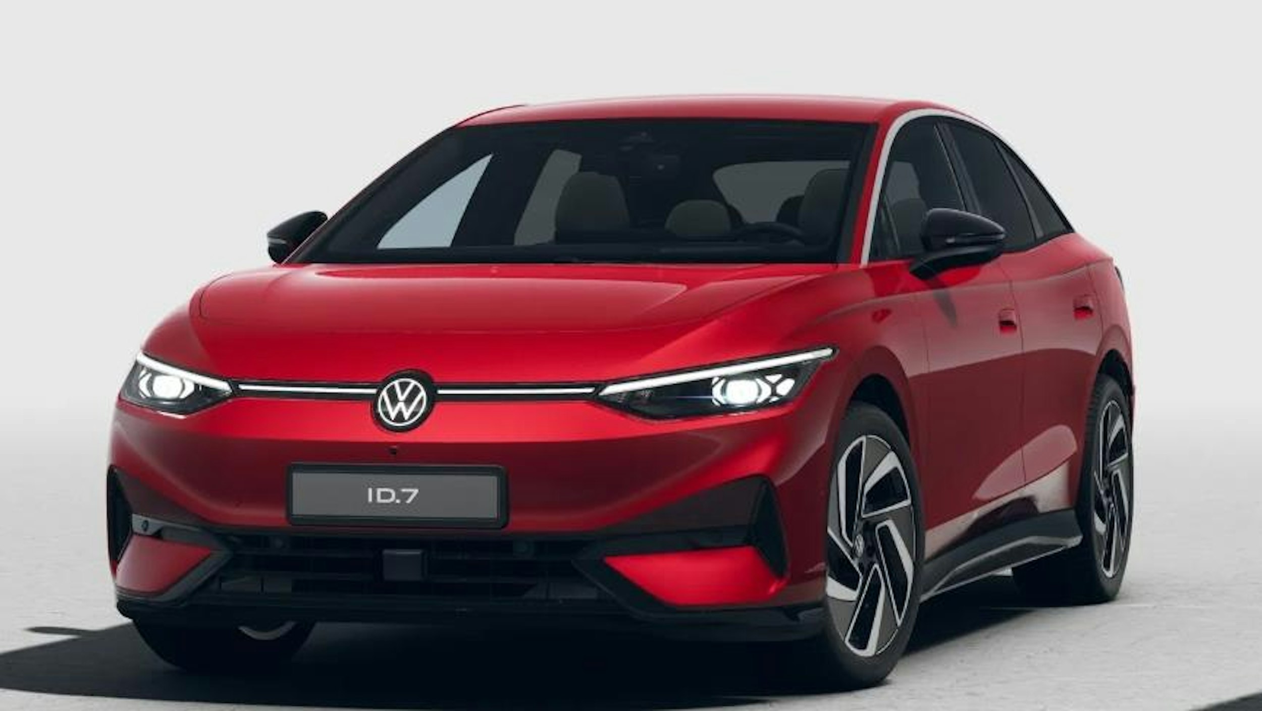 punainen Volkswagen ID.7 2025 kuva 1.