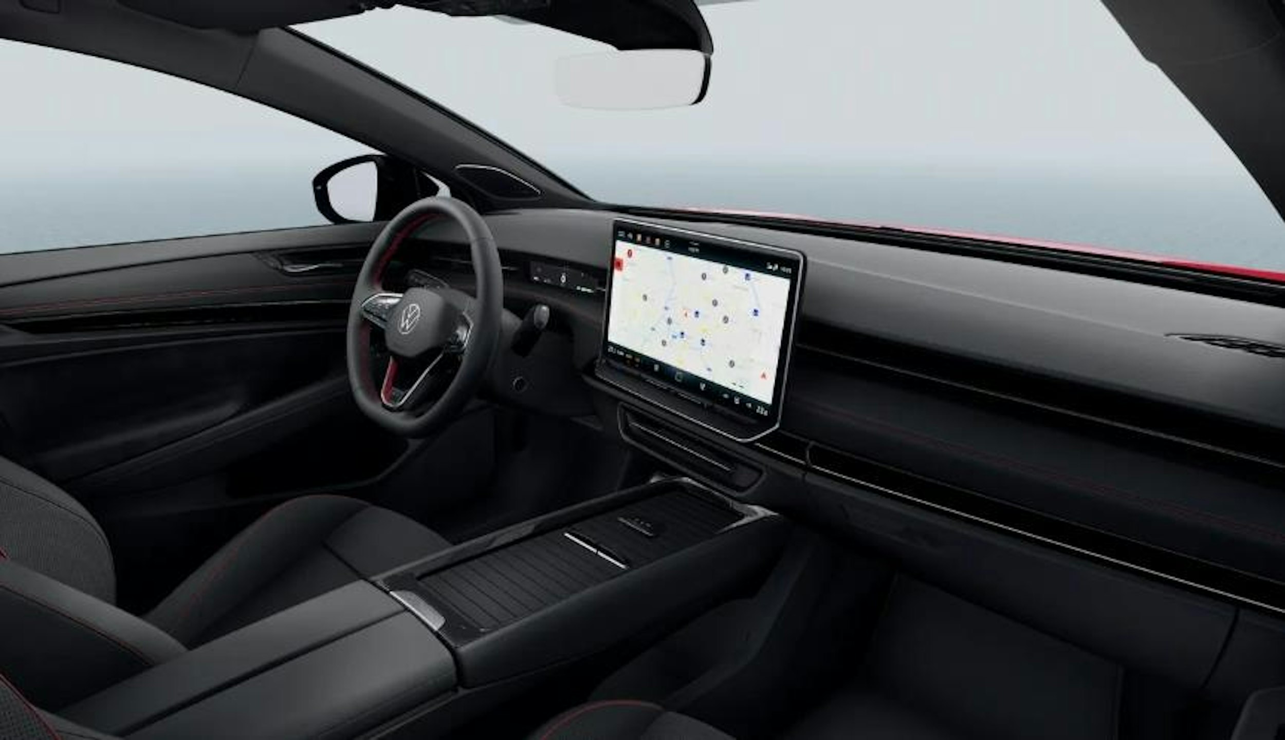punainen Volkswagen ID.7 2025 kuva 6.