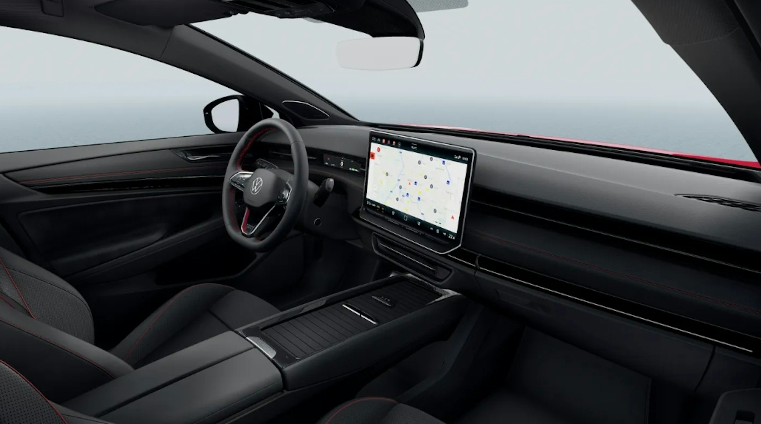 punainen Volkswagen ID.7 2025 kuva 6.