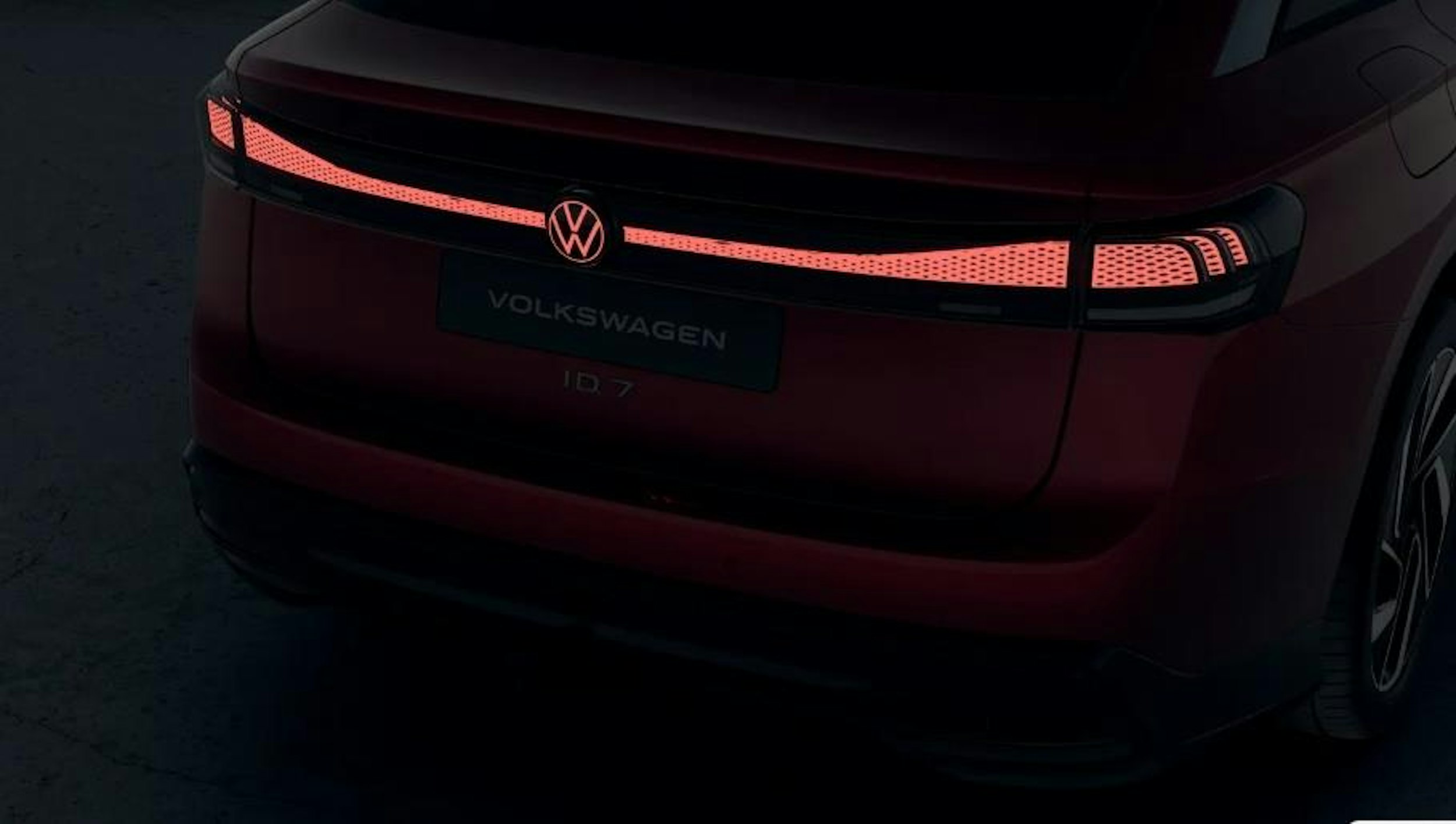 punainen Volkswagen ID.7 2025 kuva 7.
