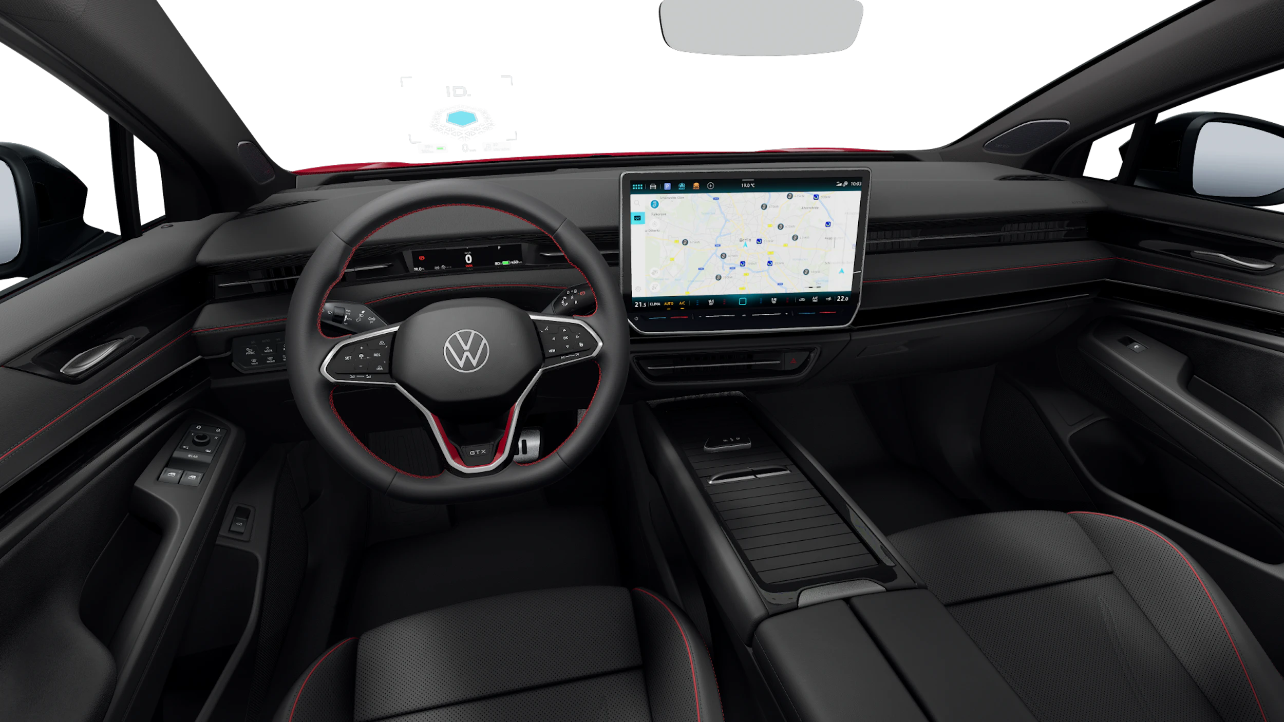 Kings Red -erikoismetalliväri / Black katto Volkswagen ID.7 2025 kuva 10.