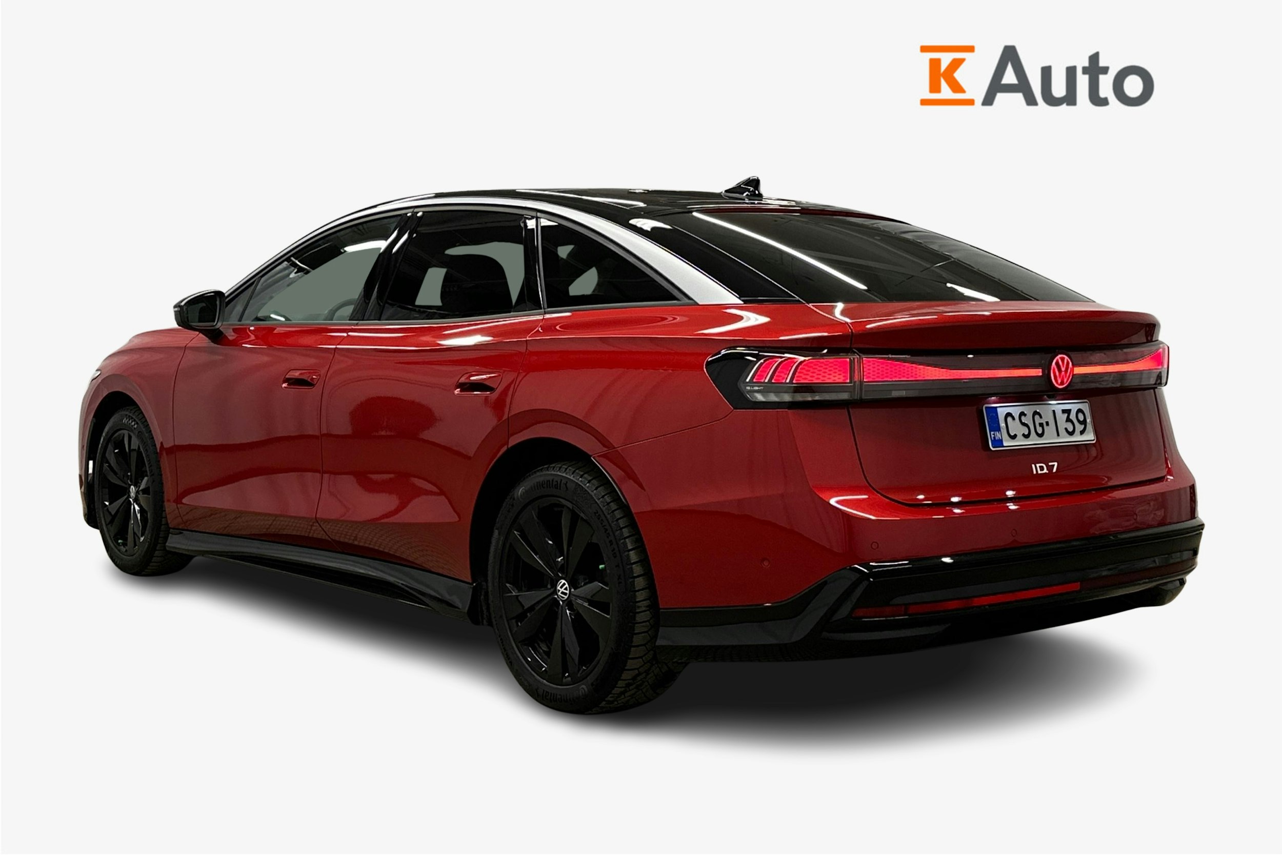 punainen Volkswagen ID.7 2025 kuva 2.