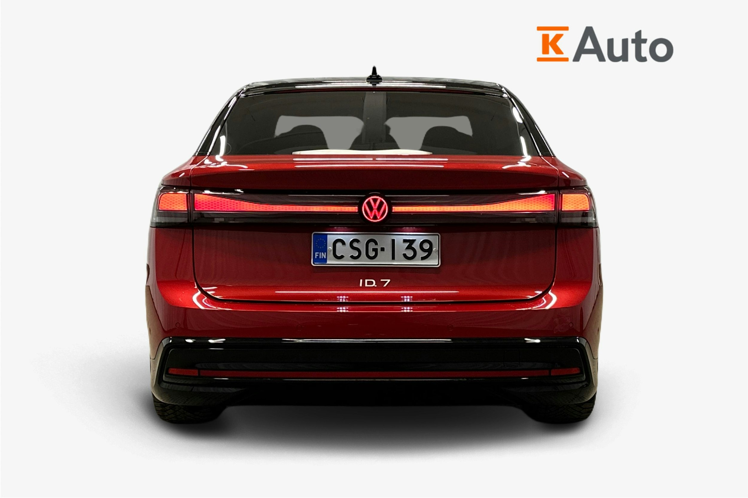 punainen Volkswagen ID.7 2025 kuva 3.