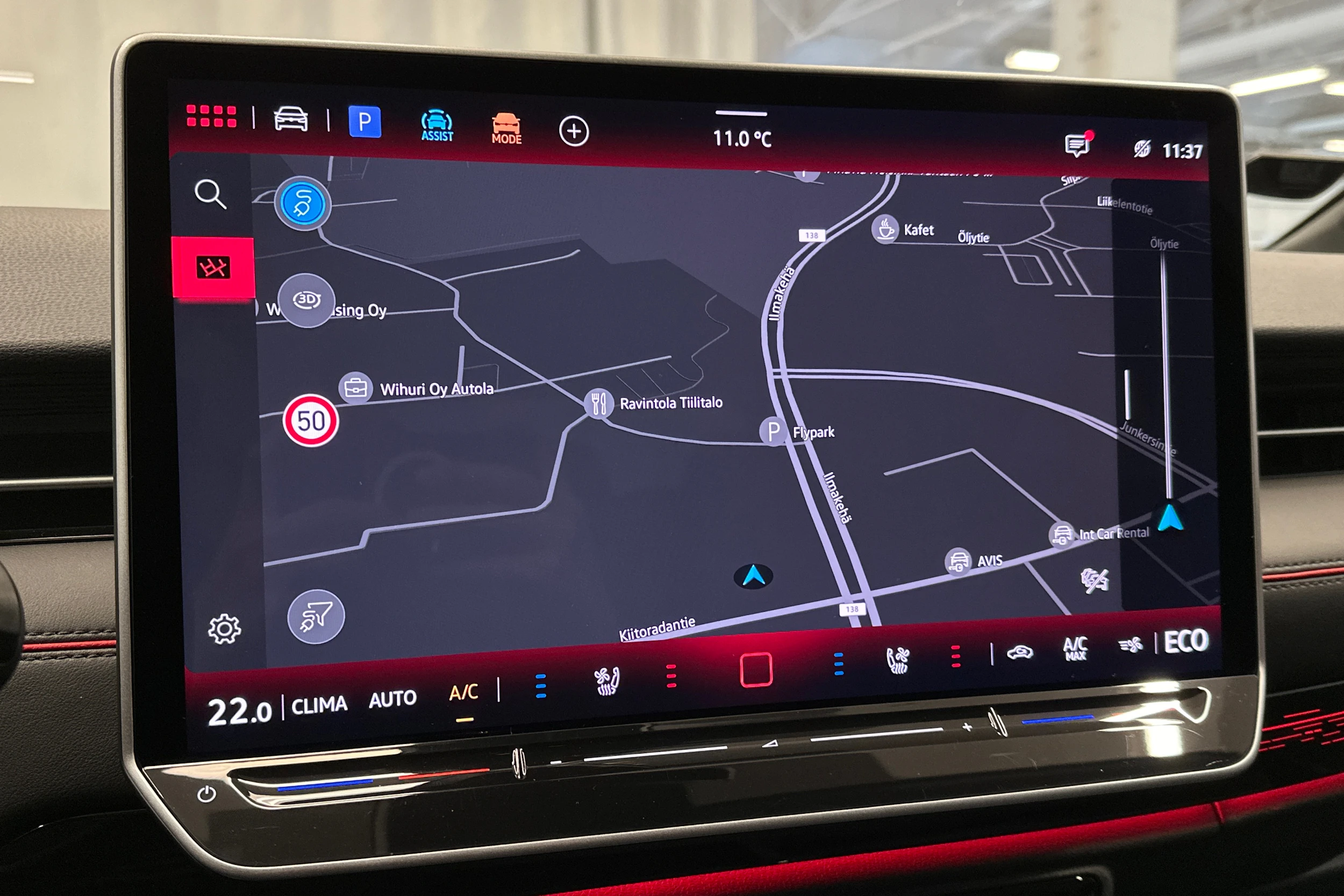 punainen Volkswagen ID.7 2025 kuva 24.