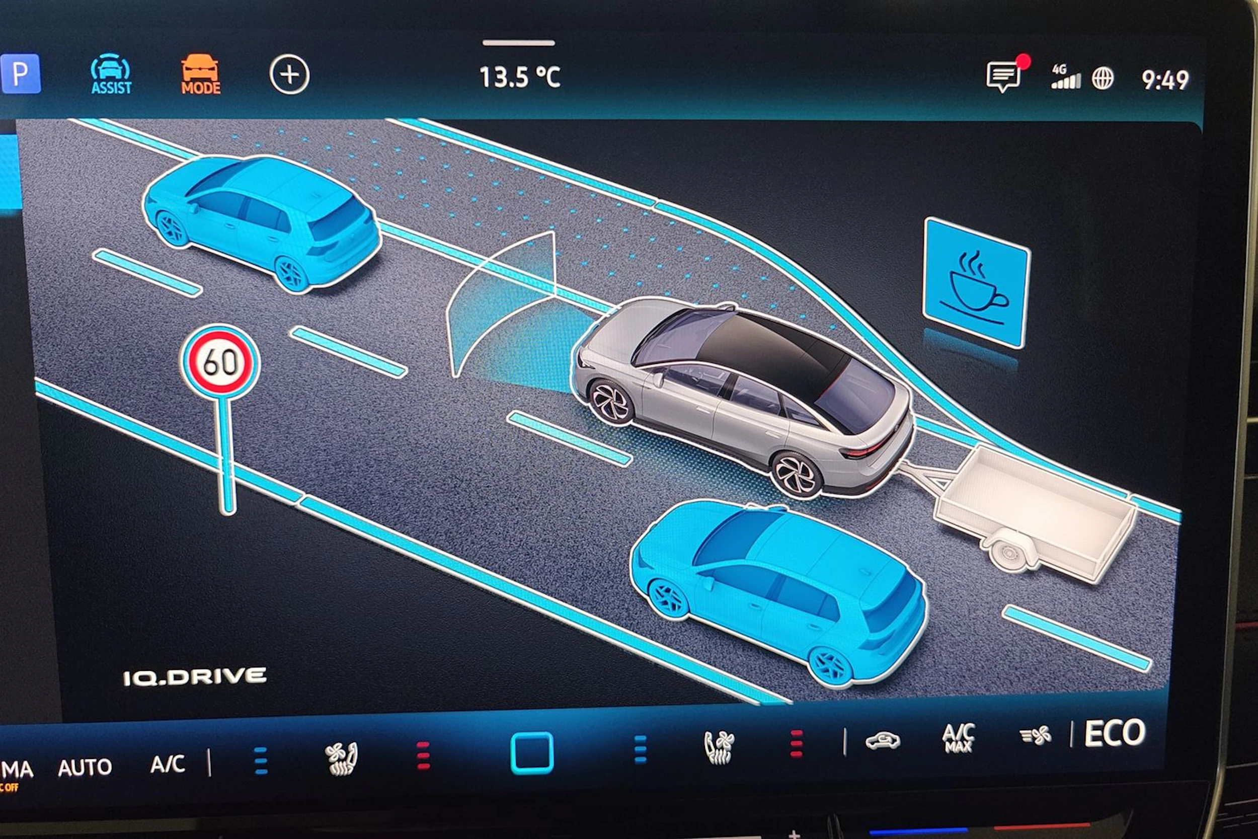 sininen Volkswagen ID.7 2025 kuva 20.
