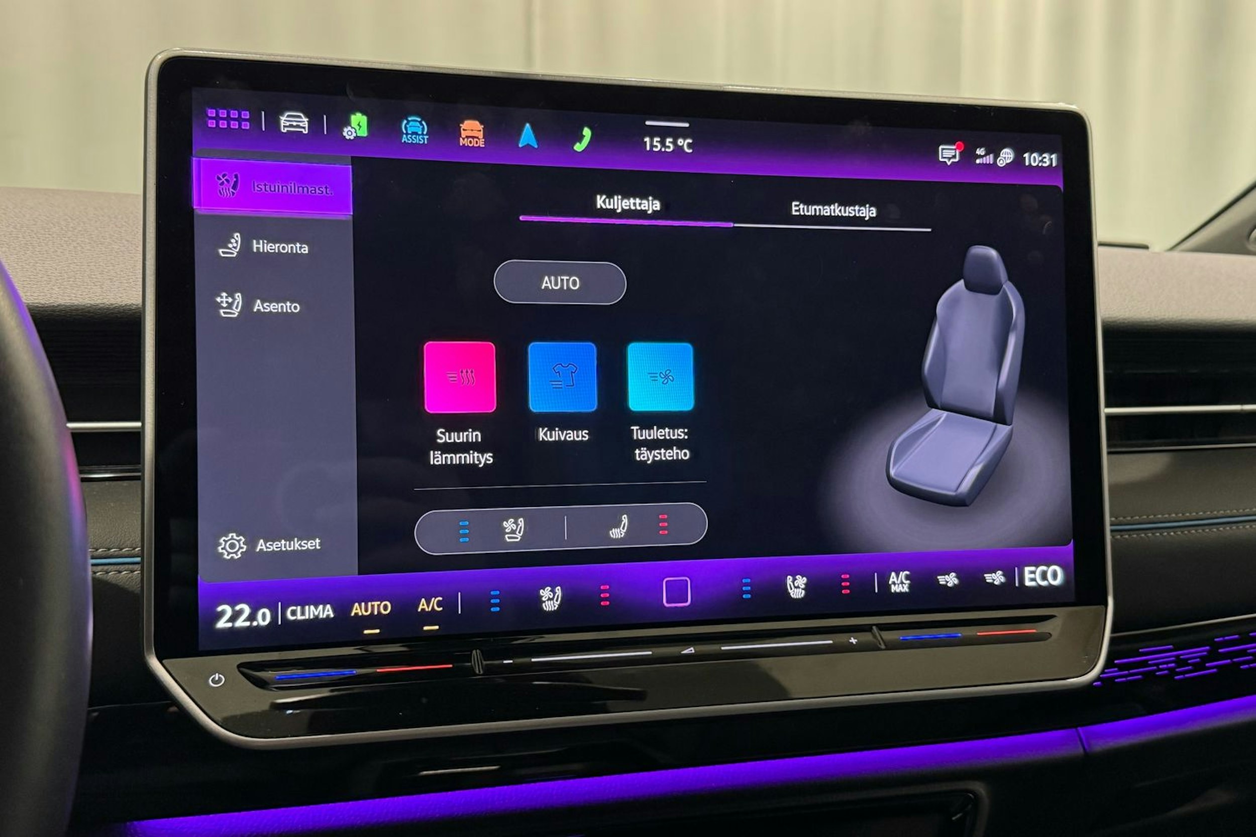 met. musta Volkswagen ID.7 2025 kuva 27.