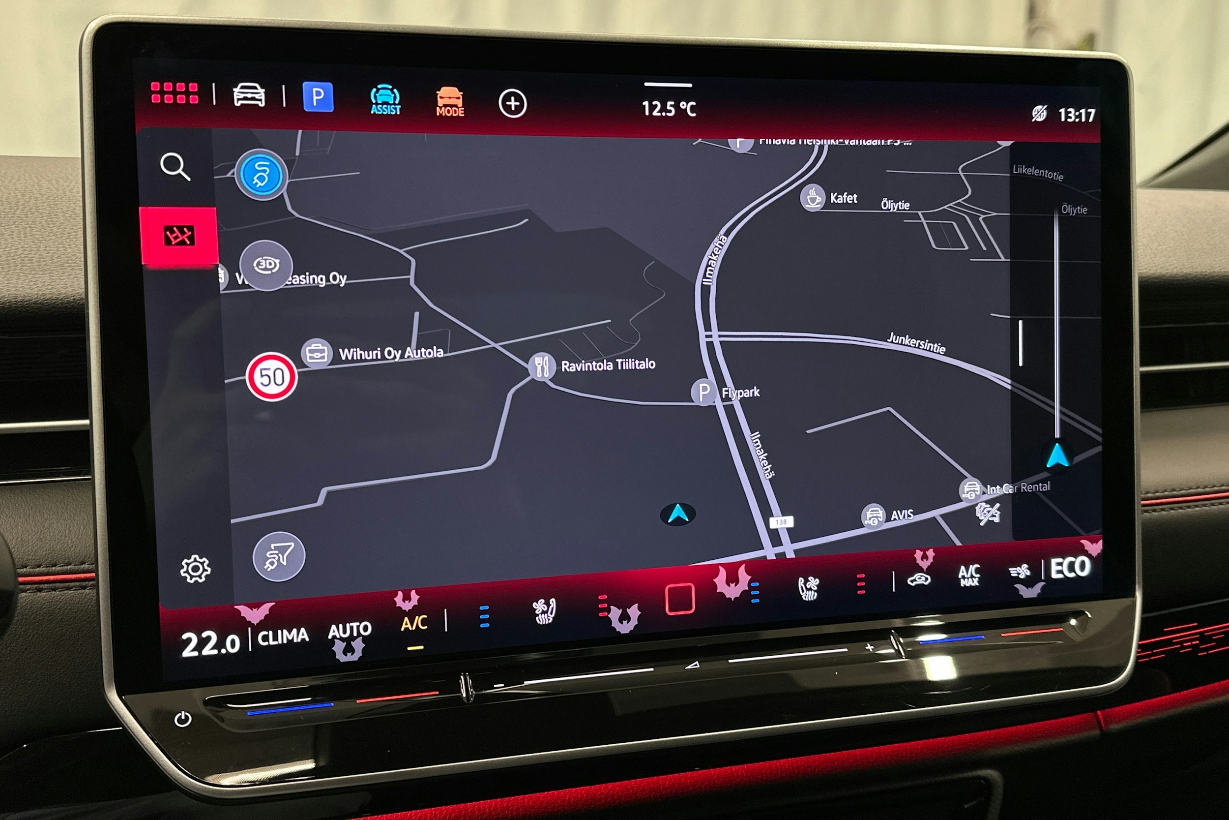 sininen Volkswagen ID.7 2025 kuva 27.