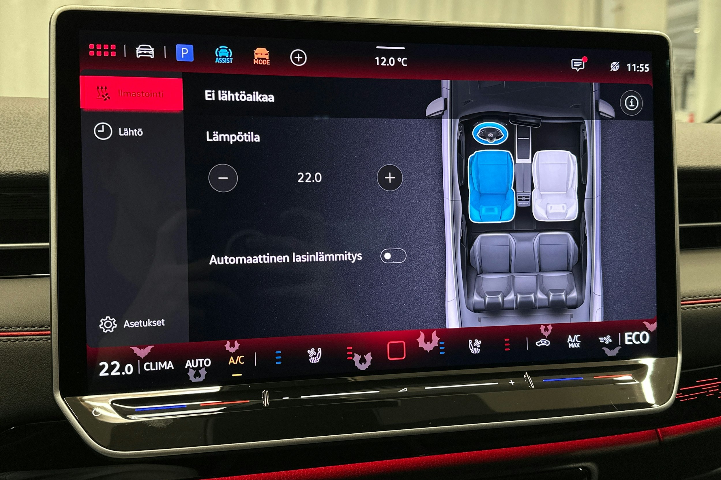 punainen Volkswagen ID.7 2025 kuva 30.