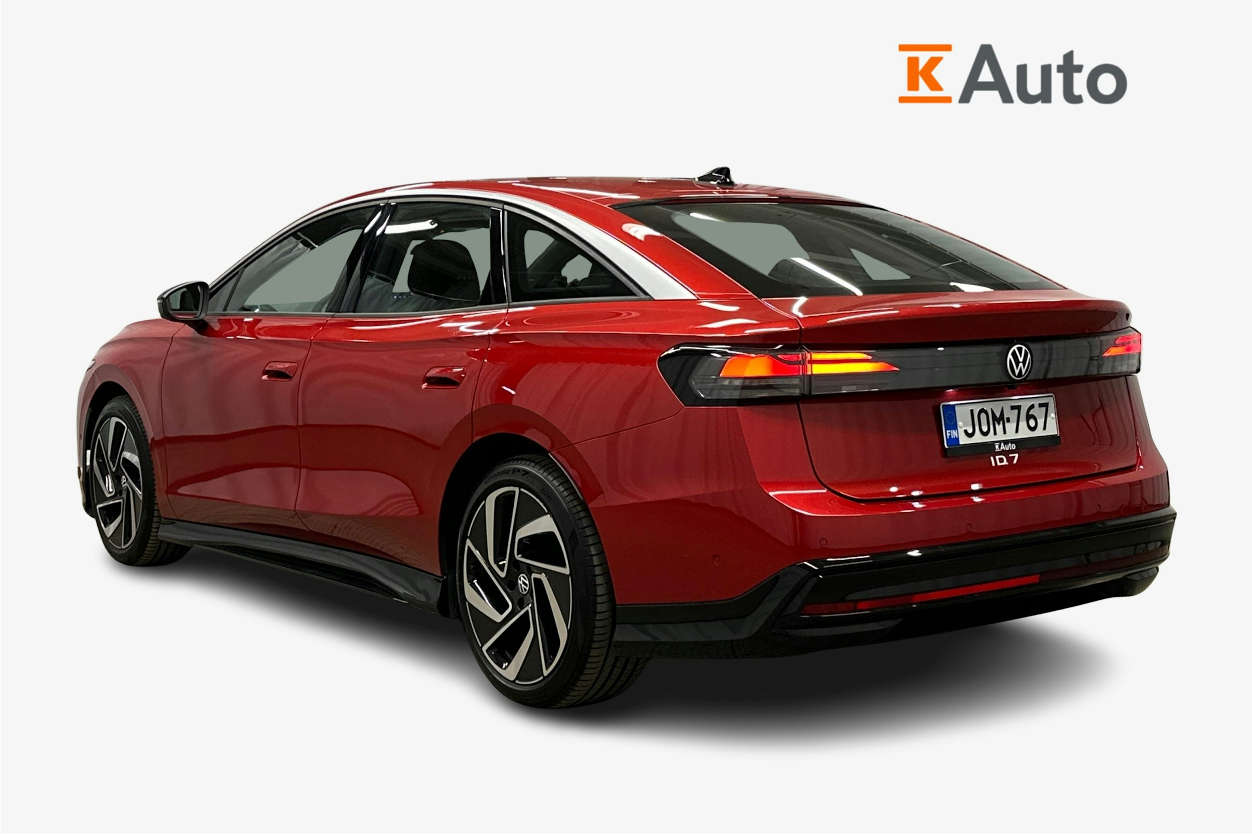 punainen Volkswagen ID.7 2025 kuva 2.