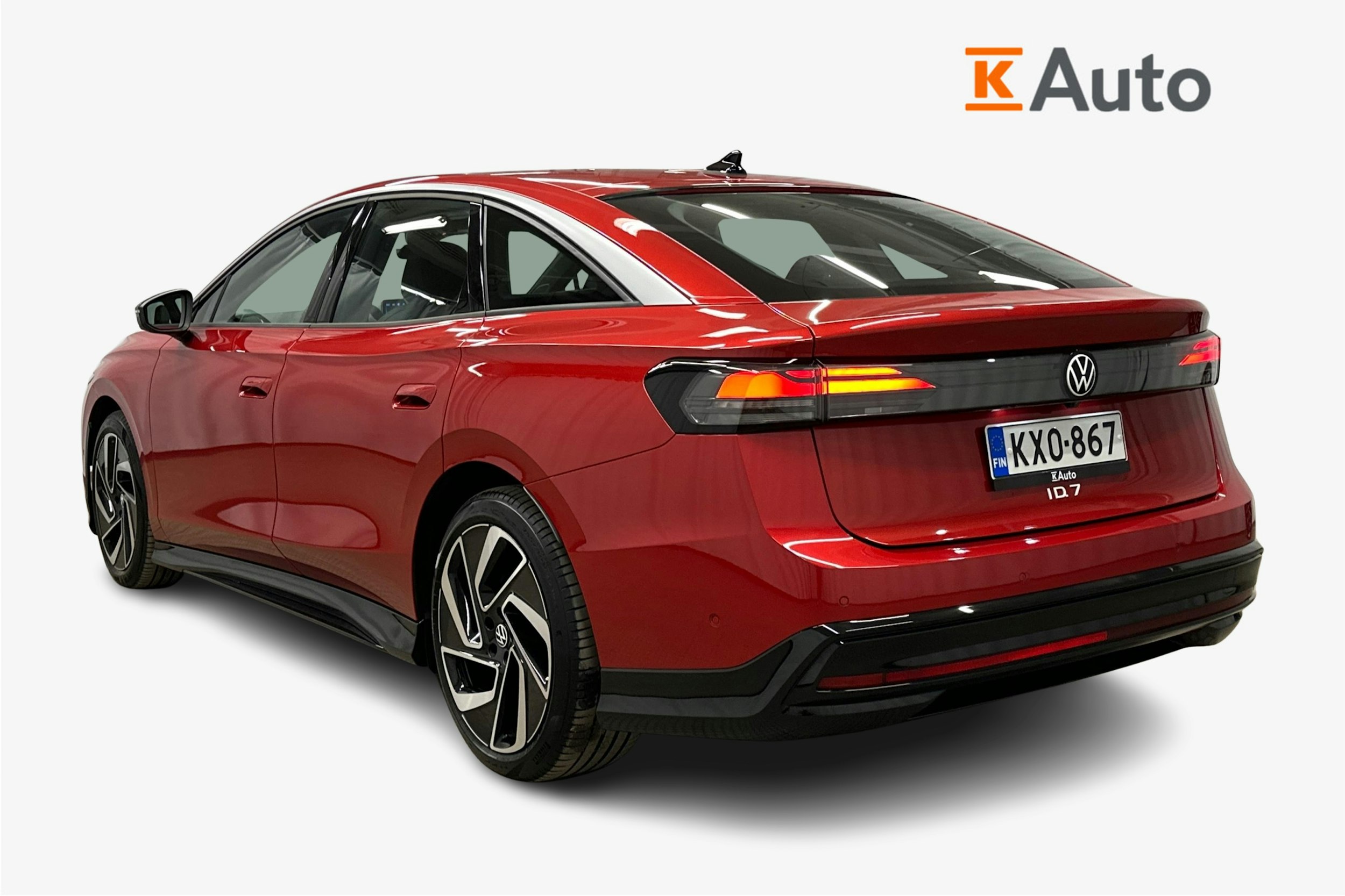 punainen Volkswagen ID.7 2025 kuva 2.