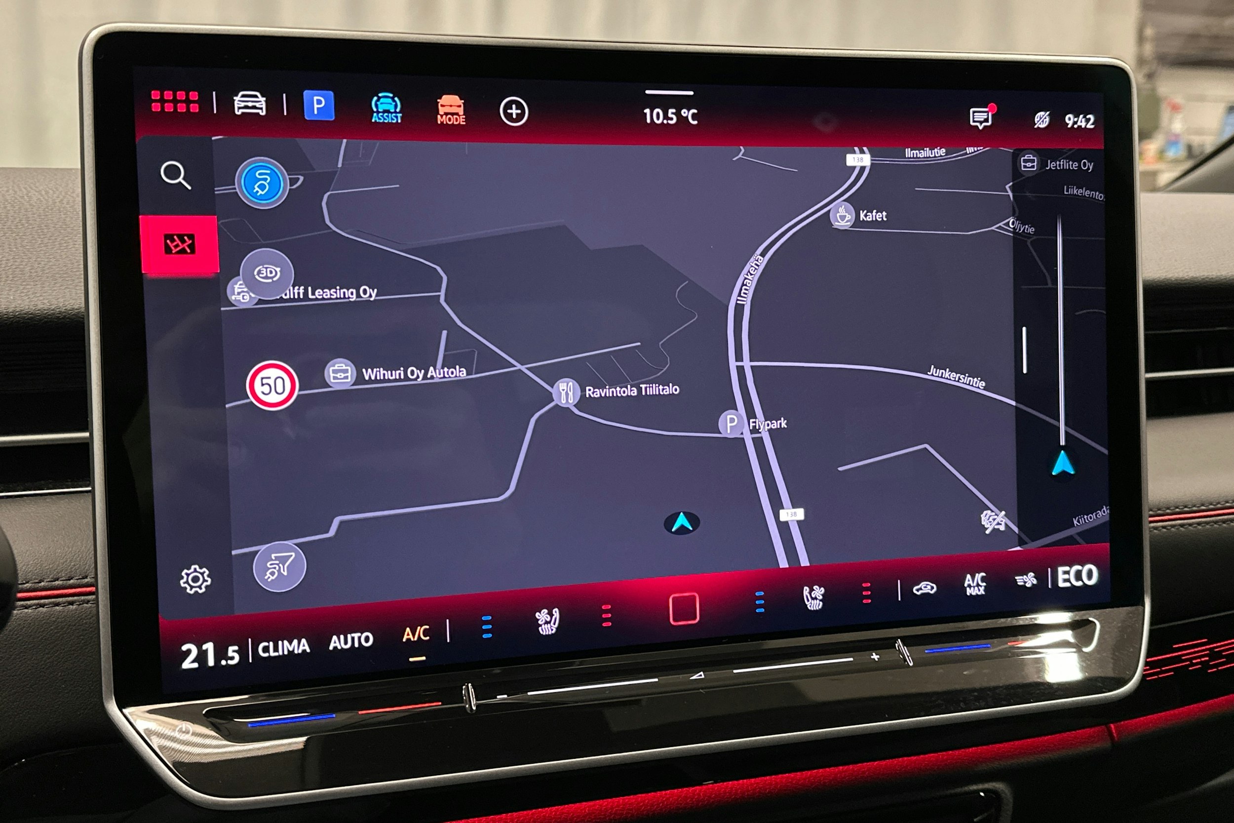 punainen Volkswagen ID.7 2025 kuva 26.