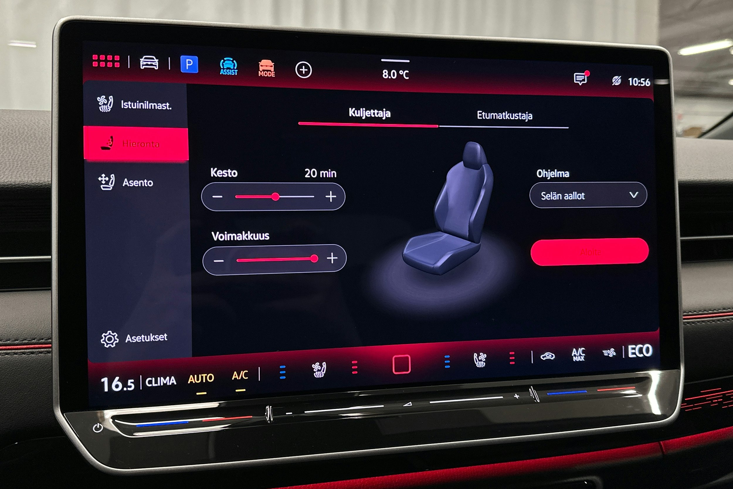 sininen Volkswagen ID.7 2025 kuva 32.