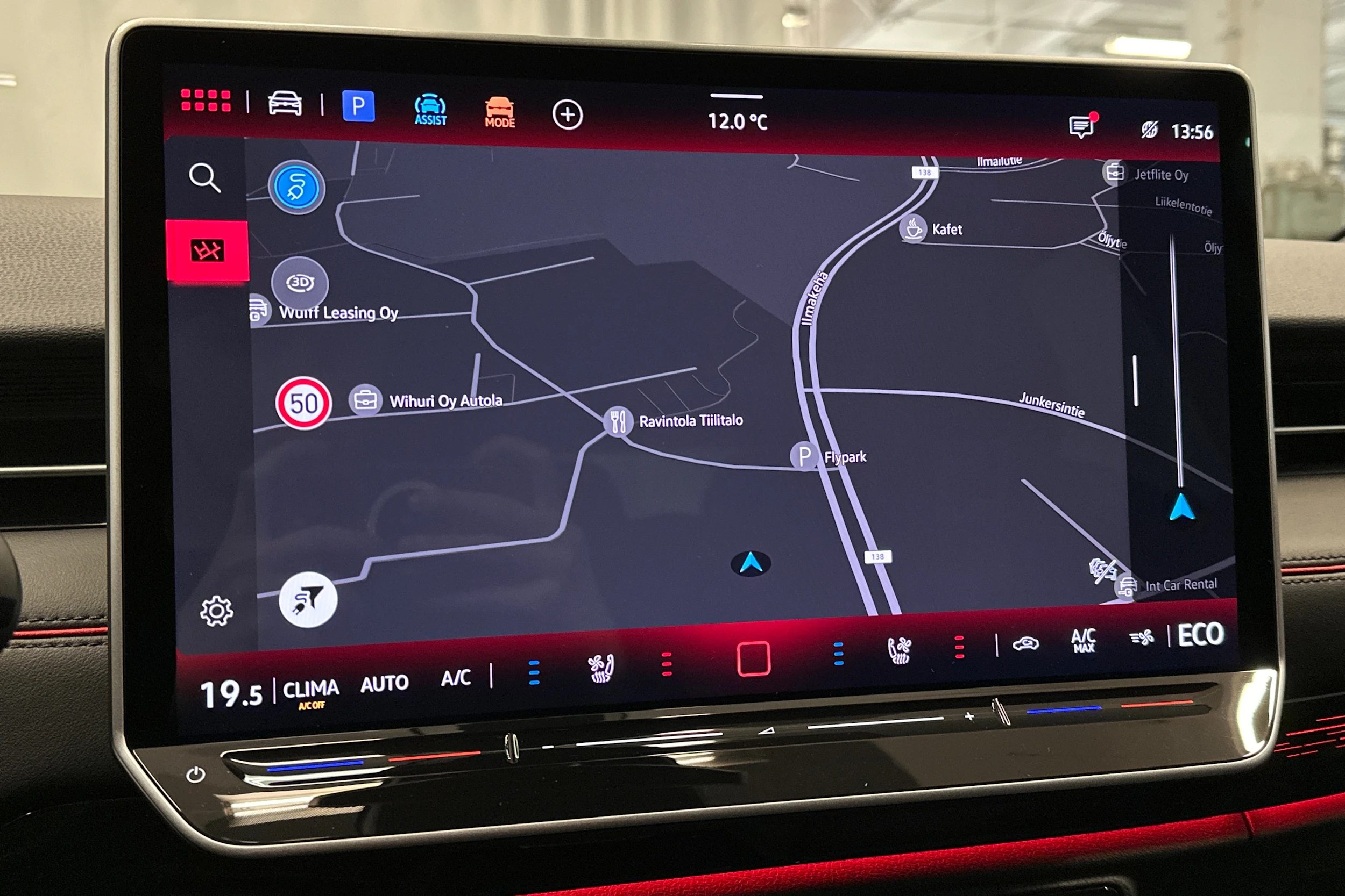 punainen Volkswagen ID.7 2025 kuva 24.