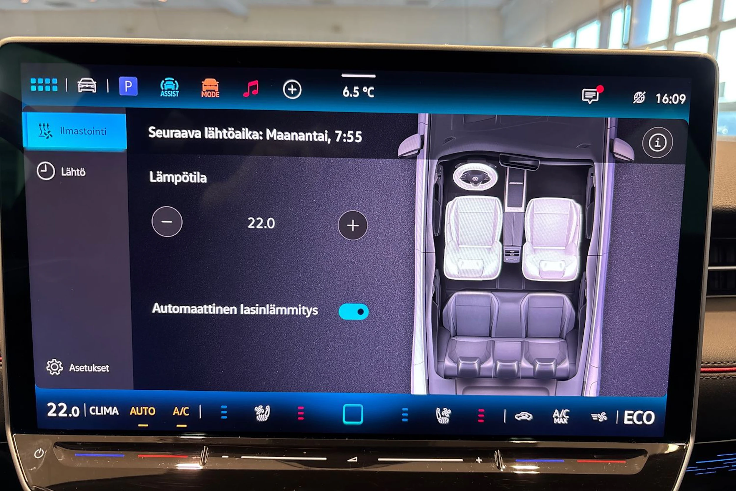 Sininen Volkswagen ID.7 2025 kuva 28.