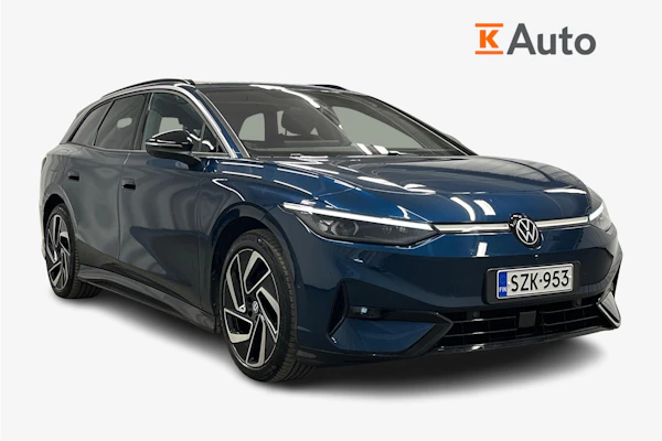 Volkswagen ID.7 Tourer Pro Elegance 75-v Juhlamalli 210 kW, akku 77 kWh | Tehdastakuu: 8.4.2027 saakka |