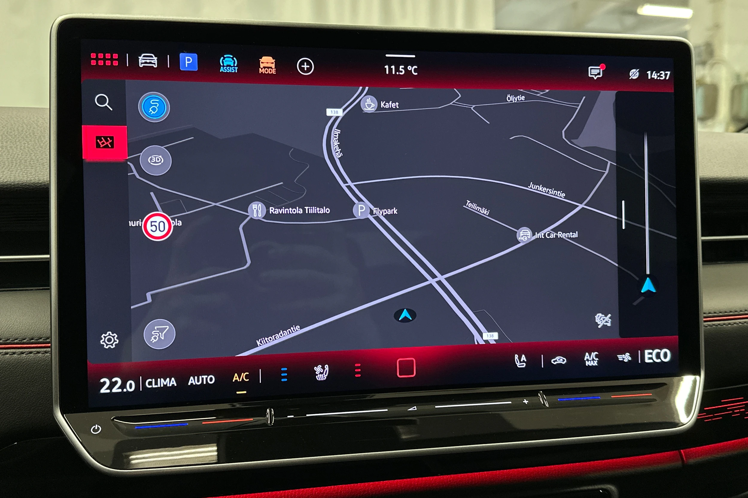 punainen Volkswagen ID.7 2025 kuva 24.