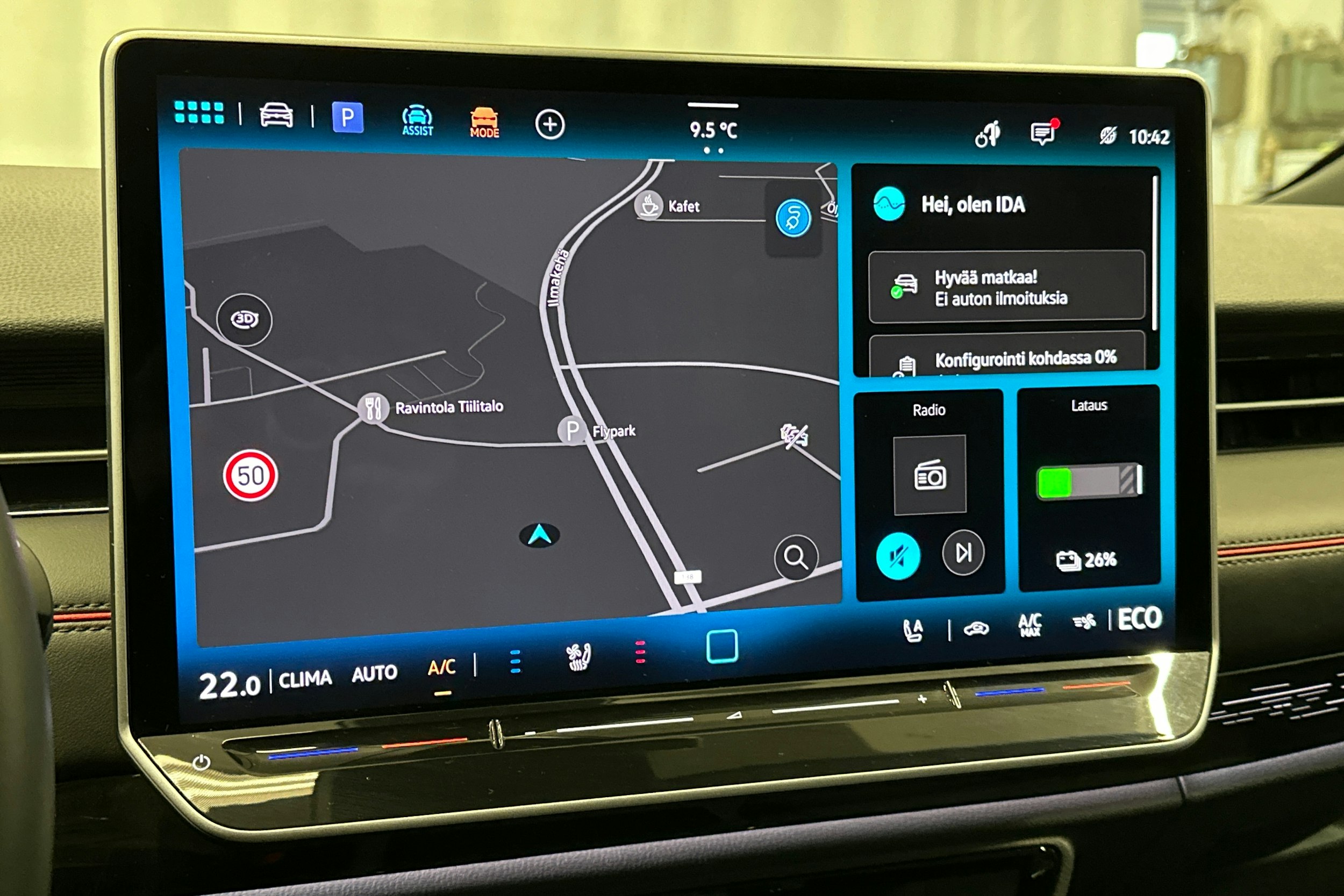 punainen Volkswagen ID.7 2025 kuva 17.