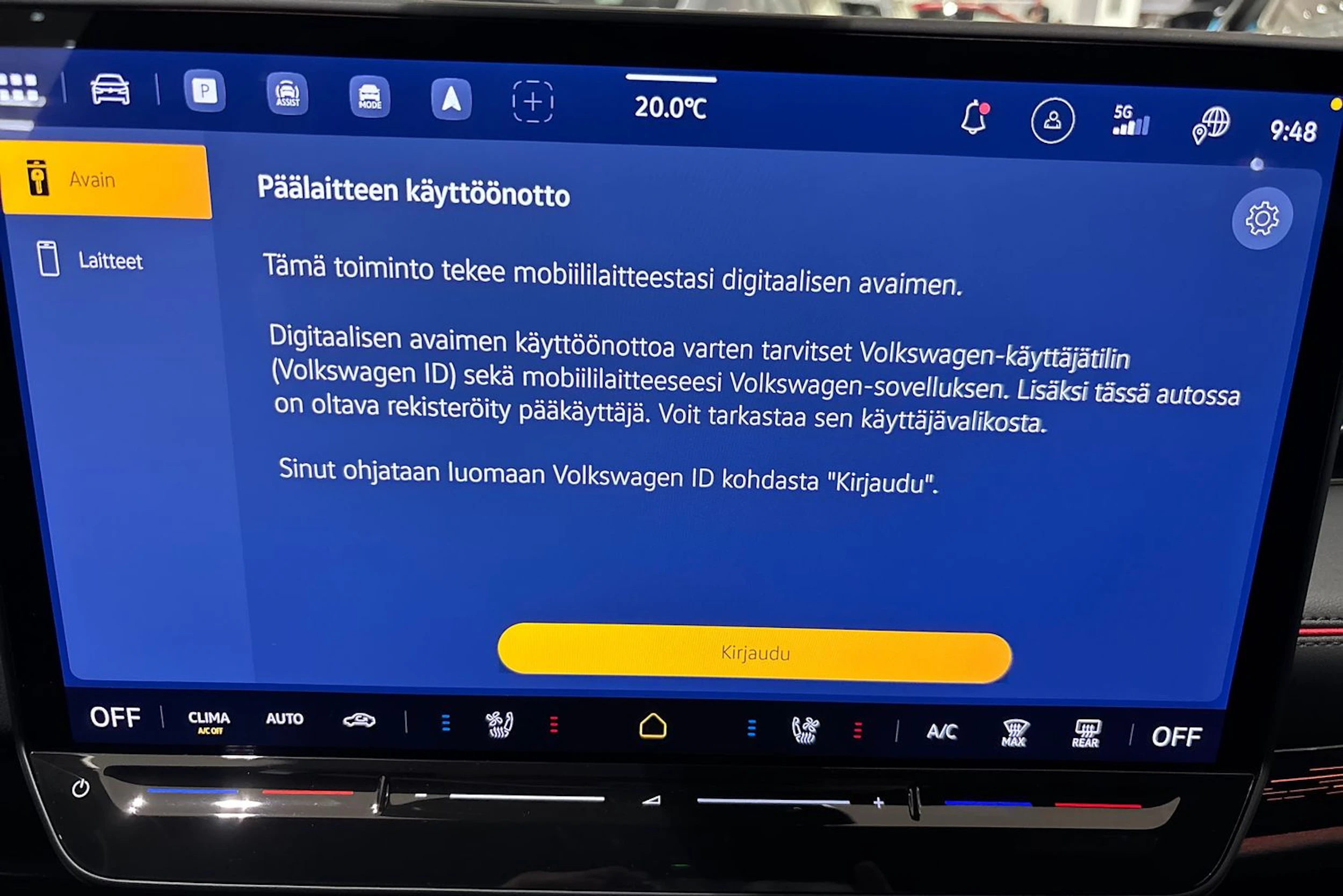 punainen Volkswagen ID.7 2026 kuva 37.