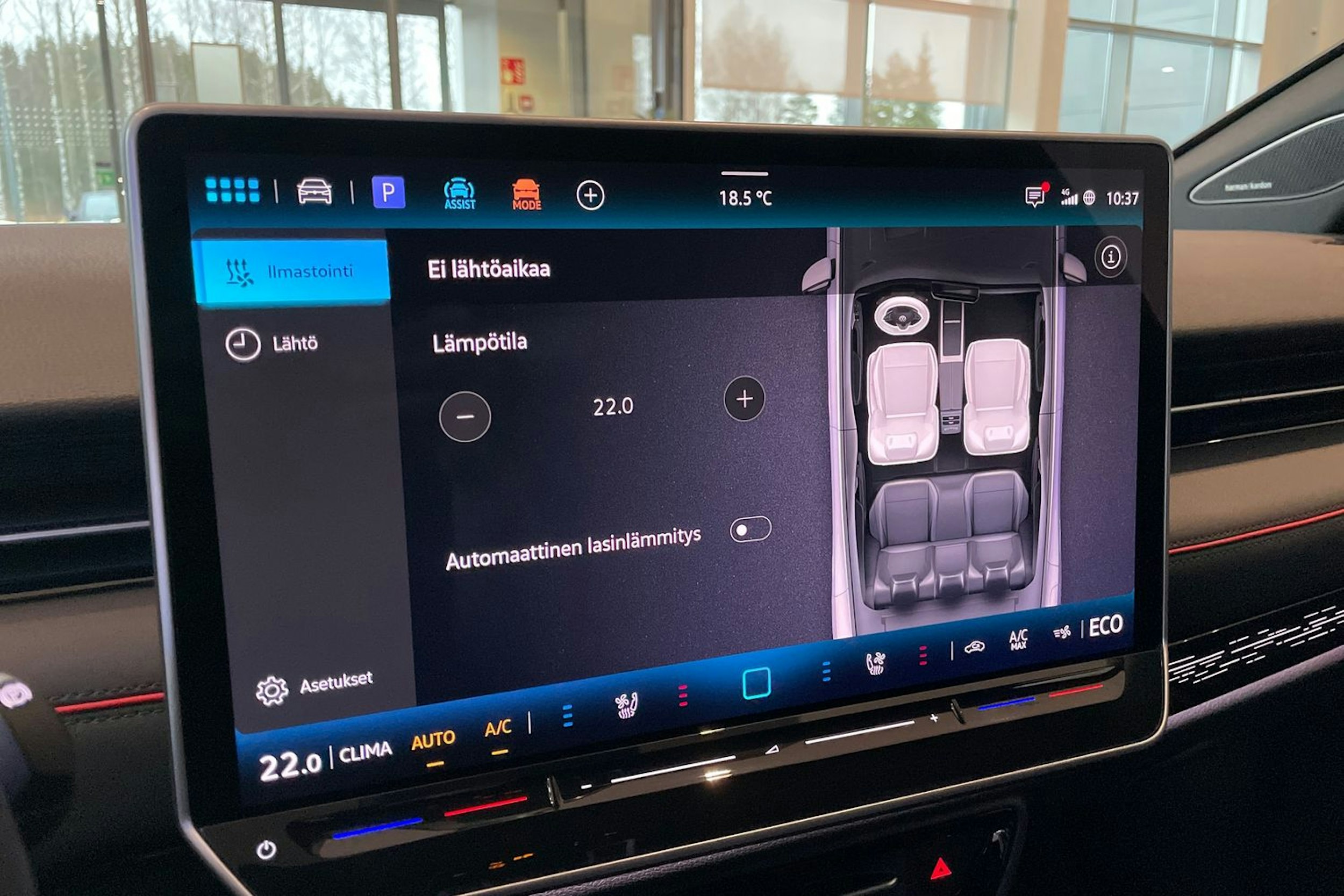 punainen Volkswagen ID.7 2026 kuva 17.