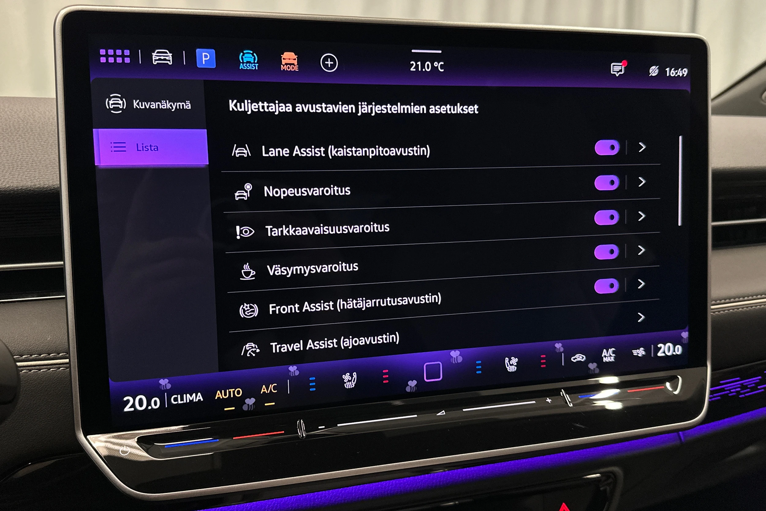 sininen Volkswagen ID.7 2026 kuva 33.