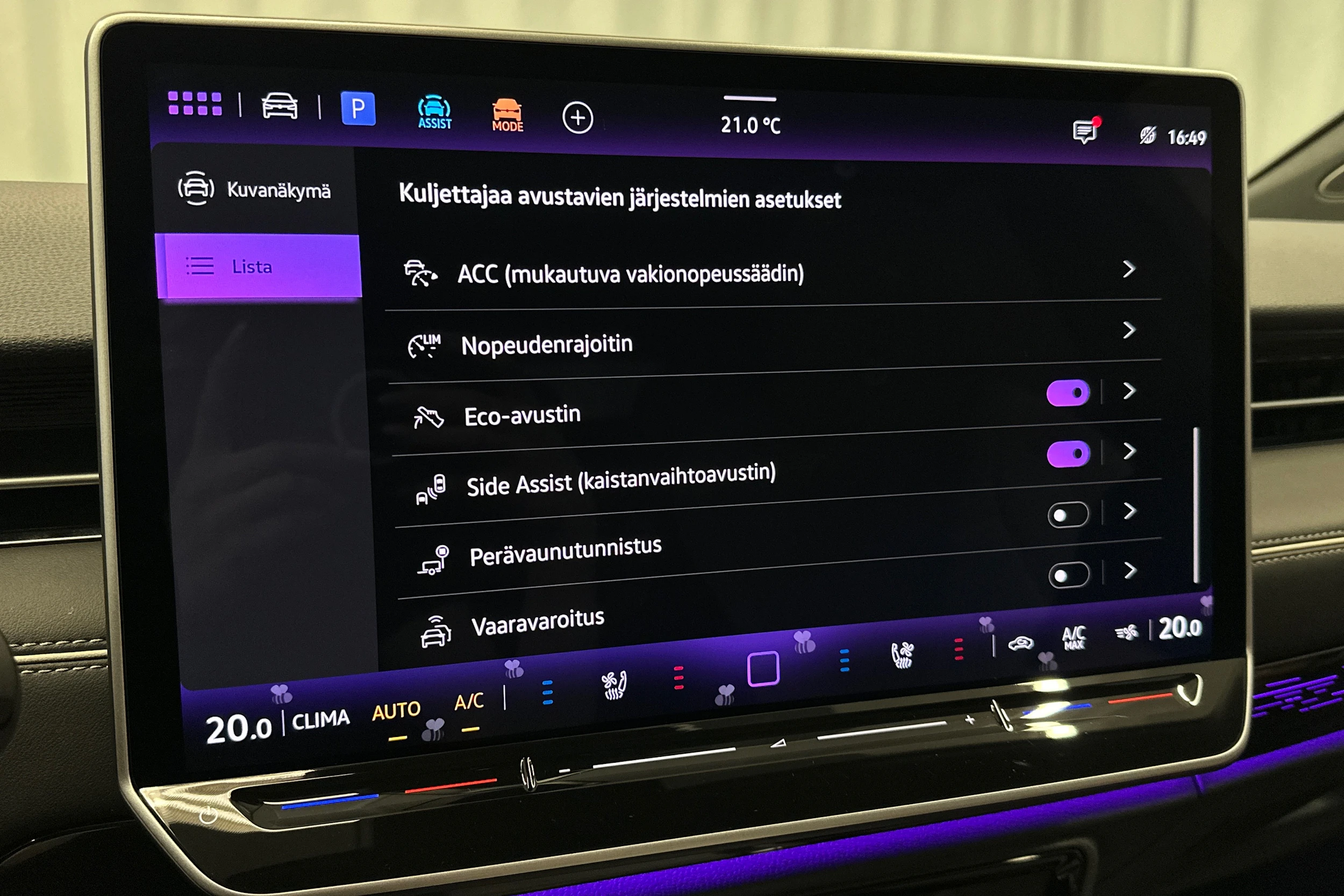 sininen Volkswagen ID.7 2026 kuva 34.