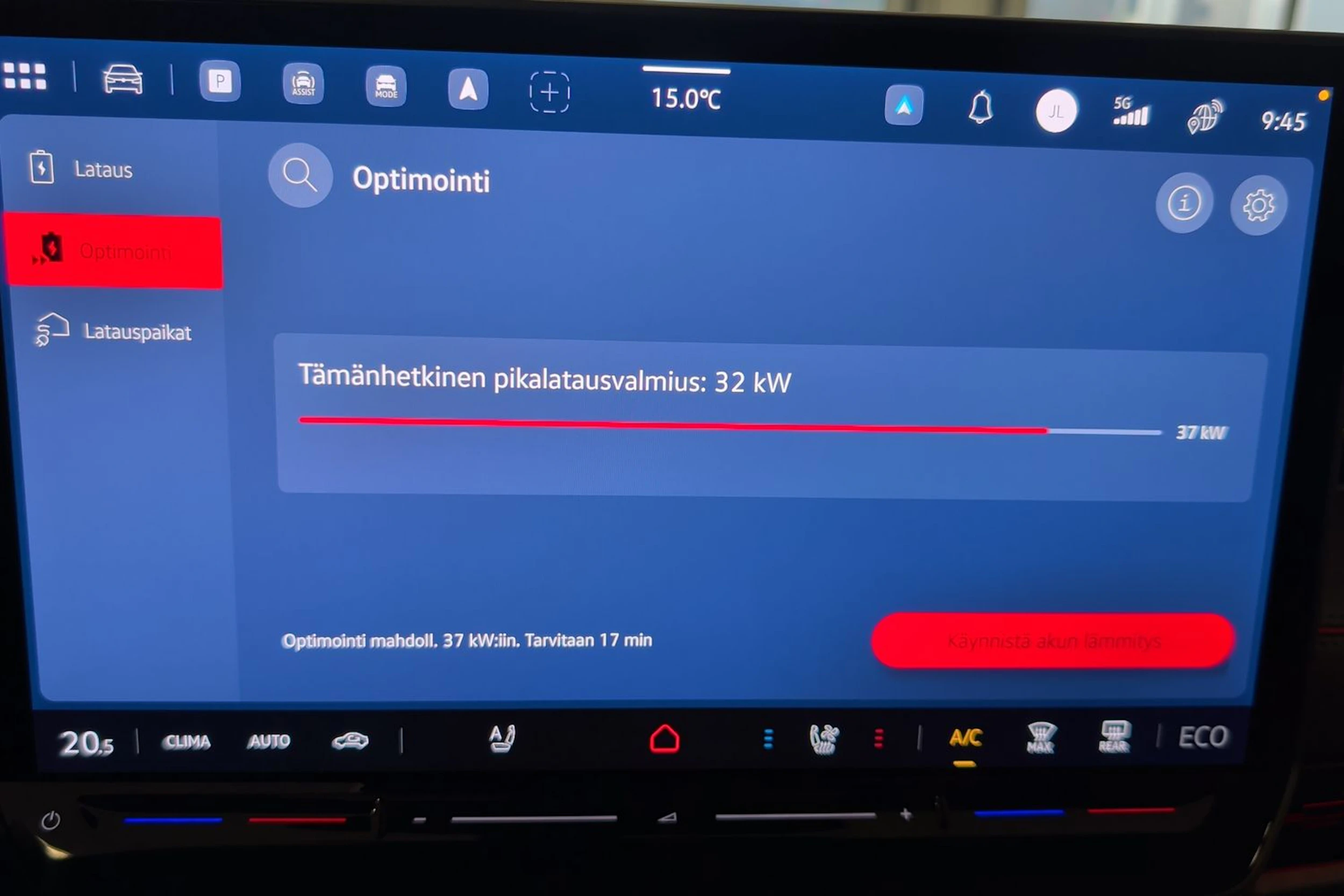 sininen Volkswagen ID.7 2026 kuva 36.