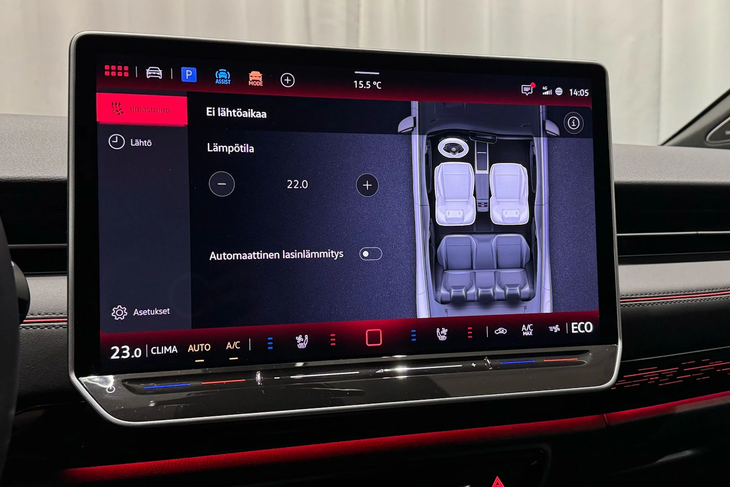 met. punainen Volkswagen ID.7 2026 kuva 20.