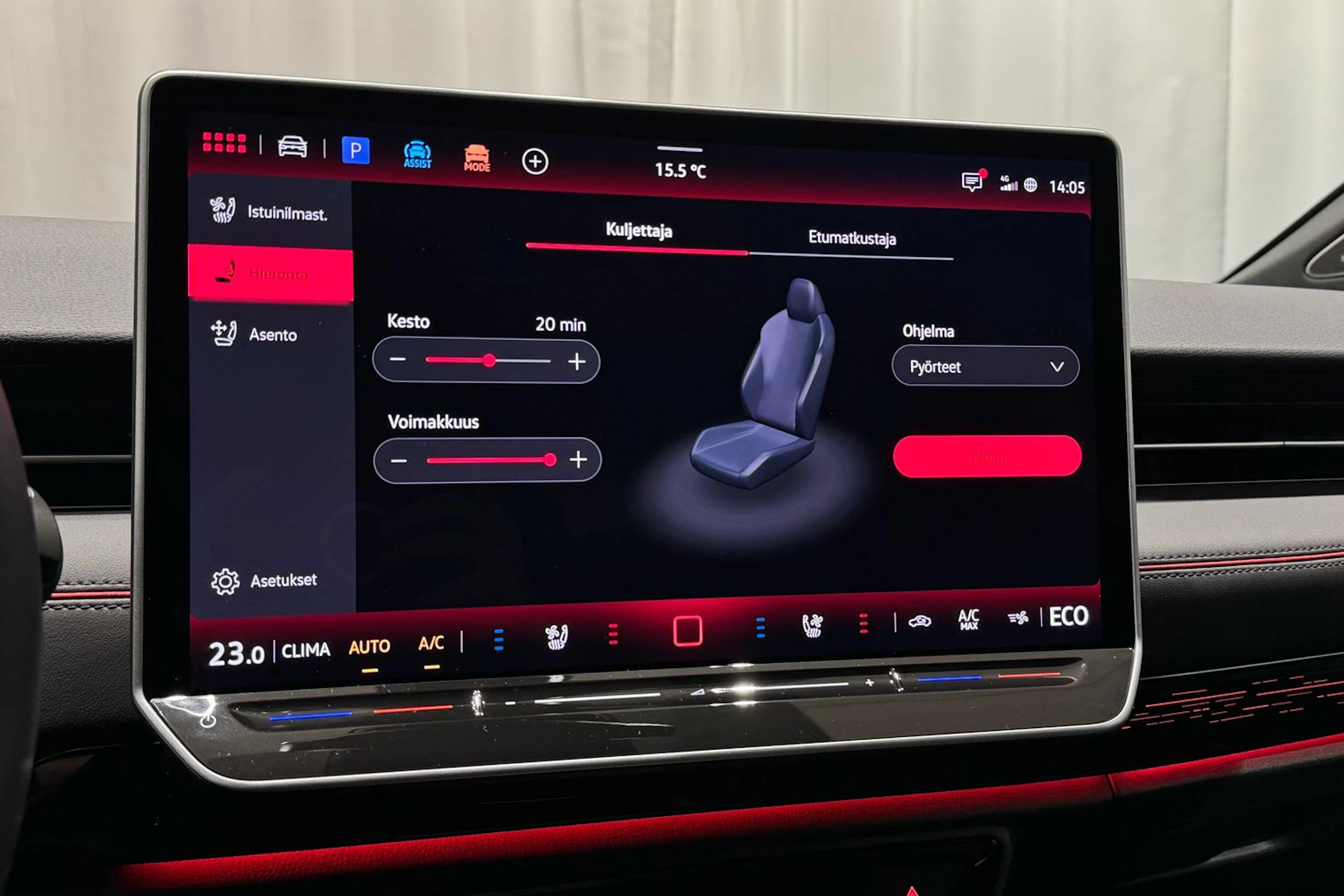 met. punainen Volkswagen ID.7 2026 kuva 25.