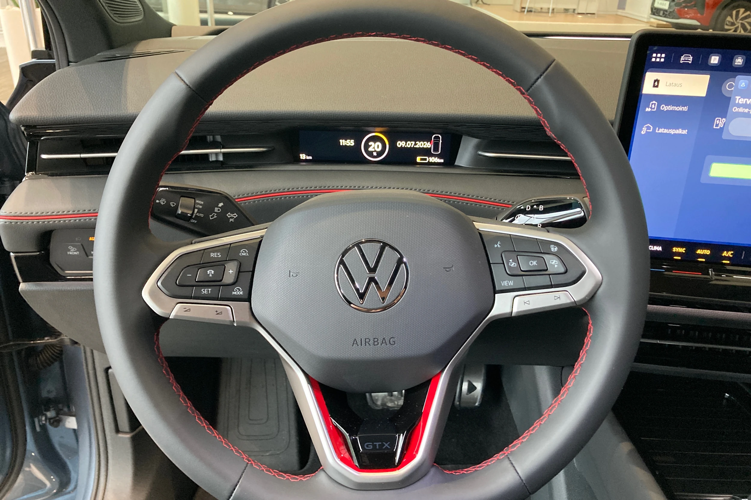 sininen Volkswagen ID.7 2027 kuva 13.