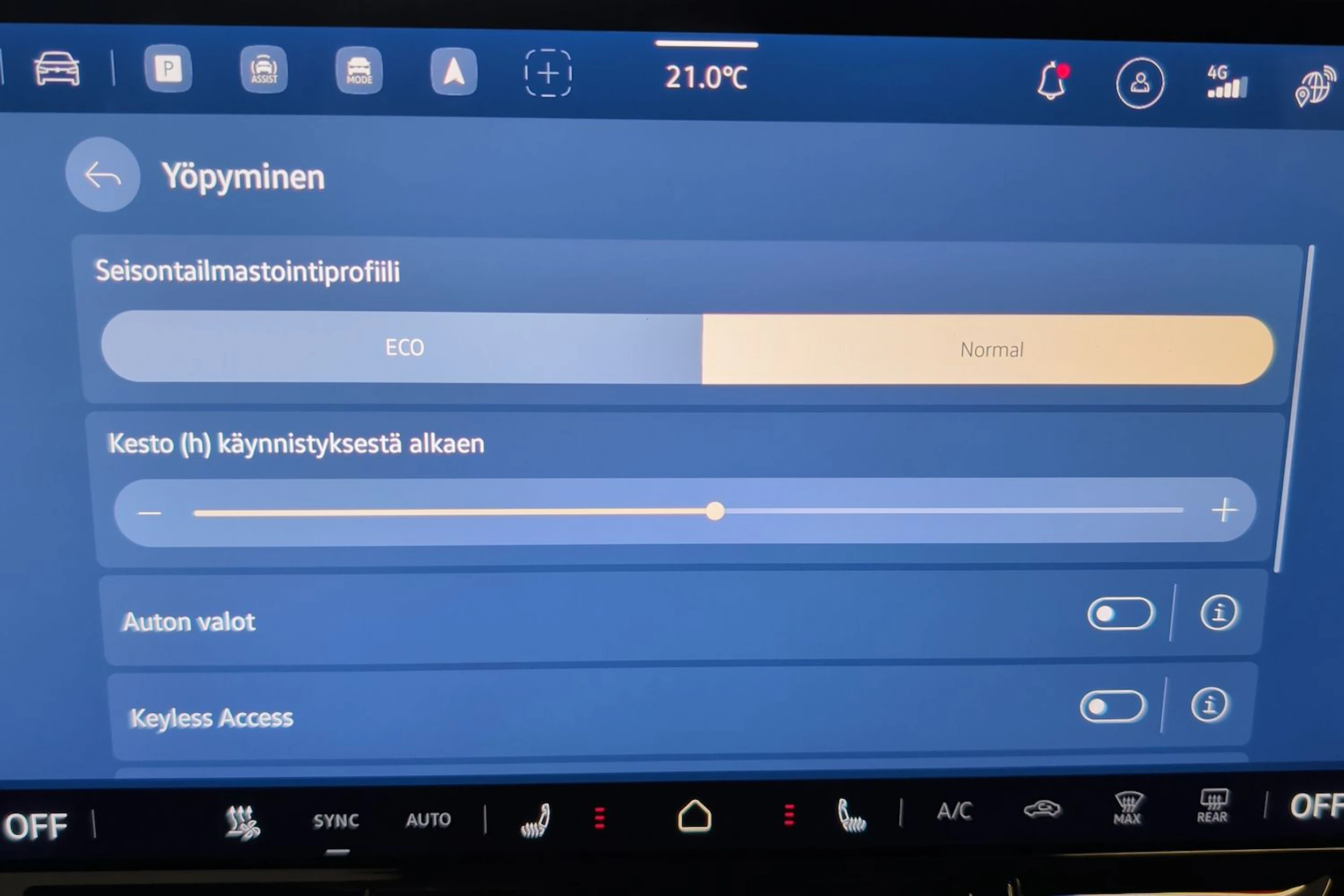 sininen Volkswagen ID.7 2027 kuva 24.