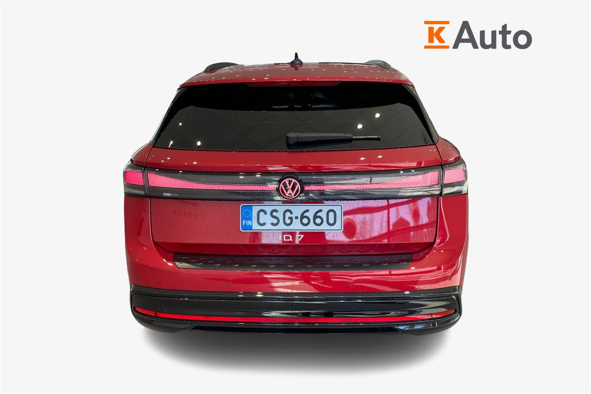 punainen Volkswagen ID.7 2025 kuva 3.