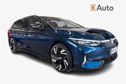 Sininen Volkswagen ID.7 Tourer 2025 kuva 1.