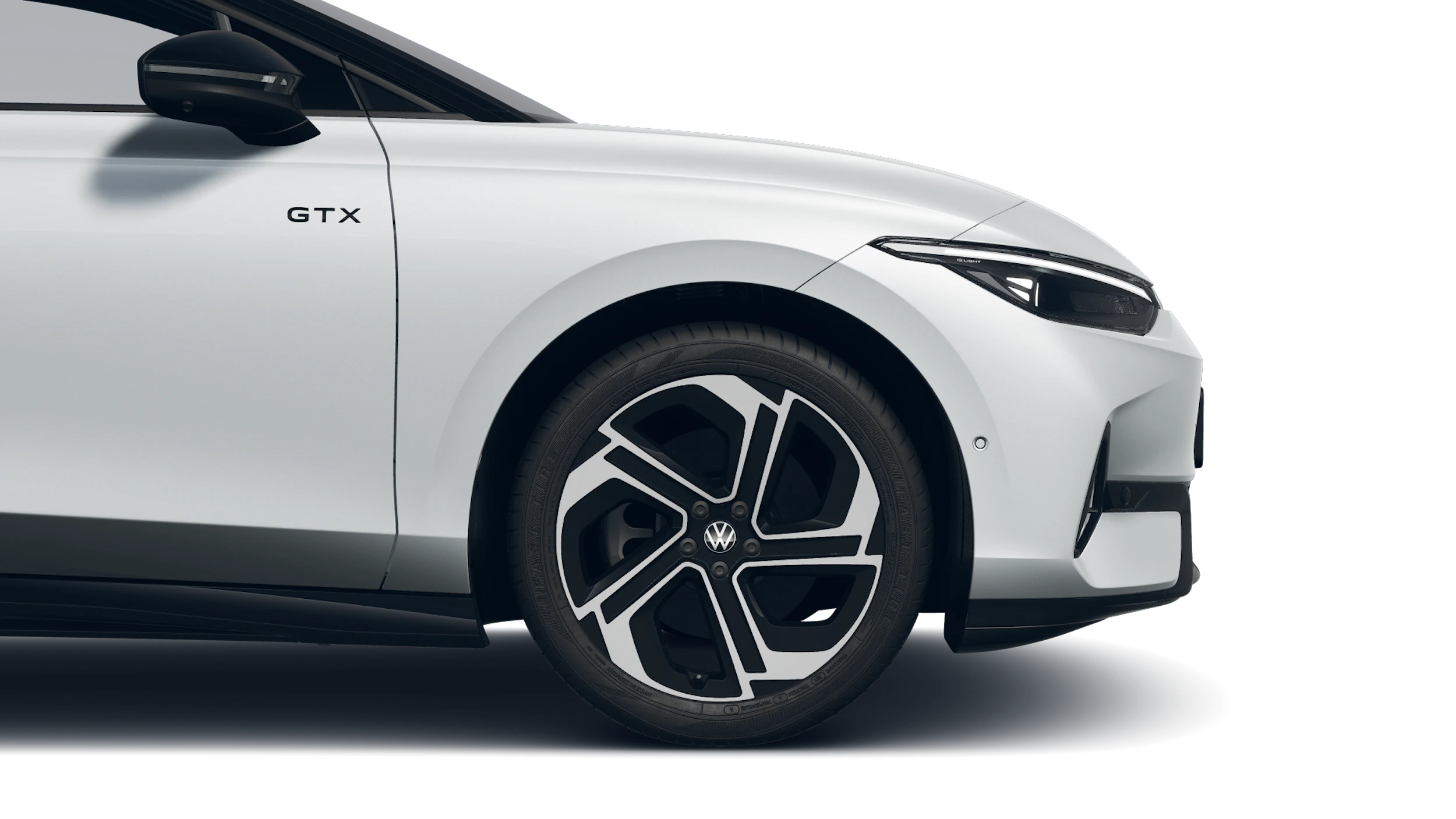 Glacier White -metalliväri Black -normaaliväri Volkswagen ID.7 Tourer 2027 kuva 9.