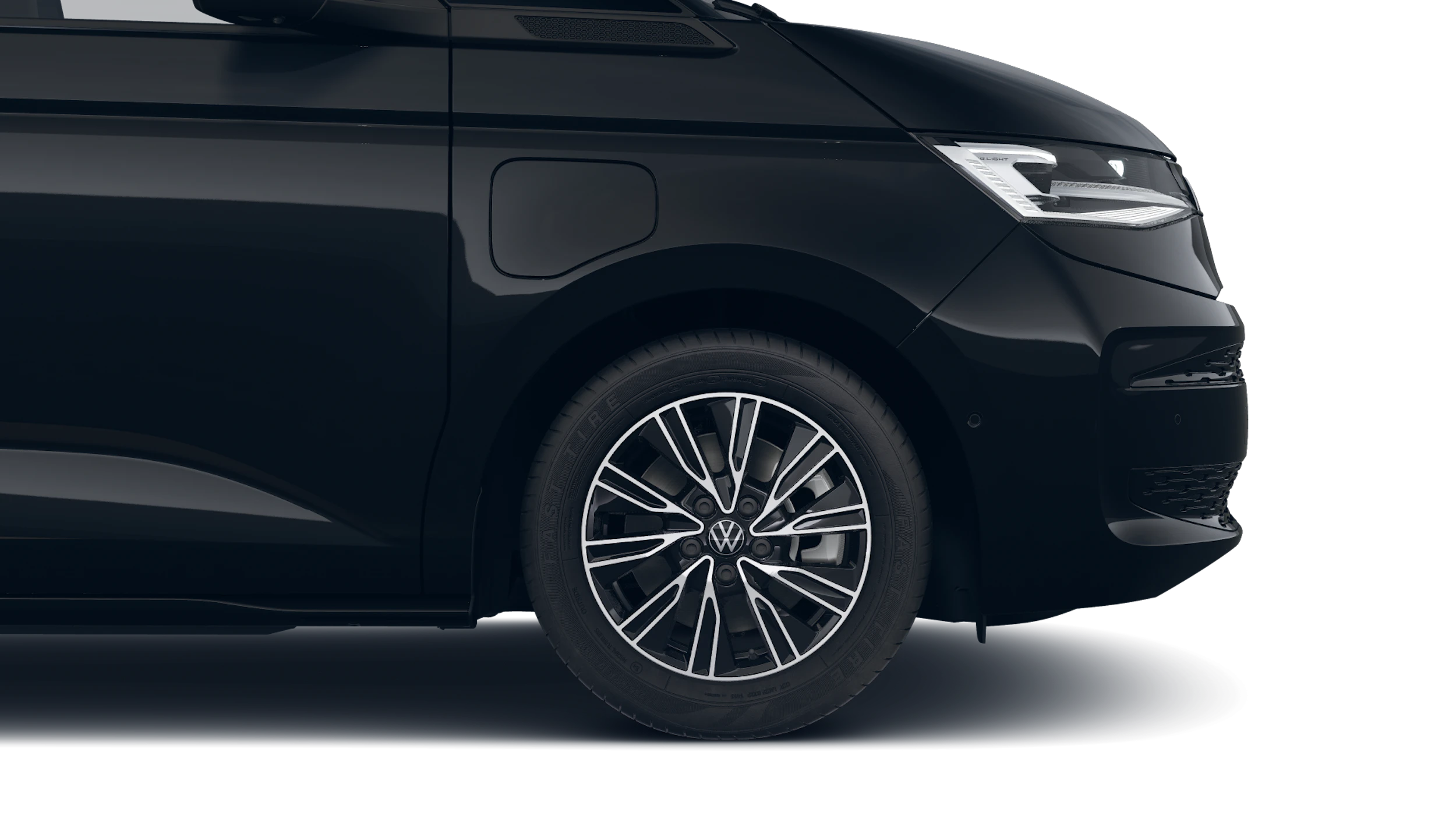 Deep Black -musta helmiäisväri Volkswagen Multivan 2026 kuva 9.