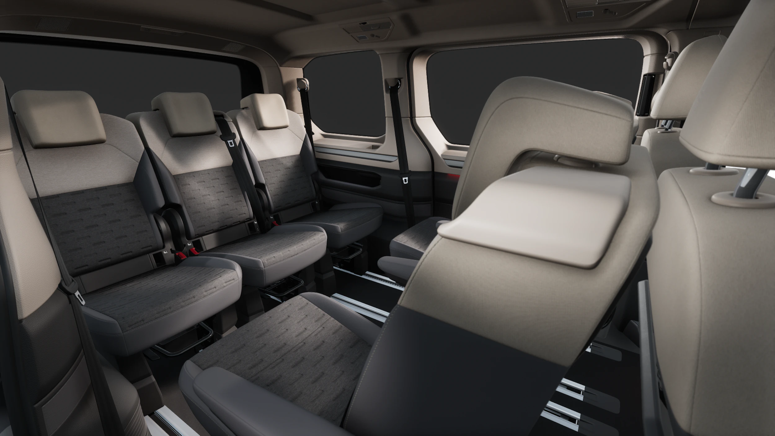 Indium Grey -tummanharmaa metalliväri Volkswagen Multivan 2027 kuva 13.