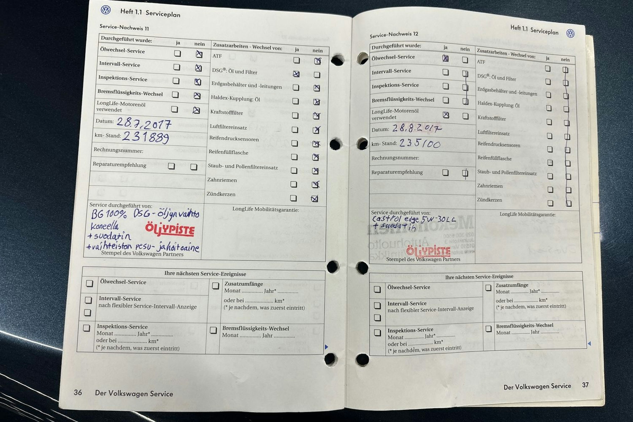 sininen Volkswagen Passat 2007 kuva 17.