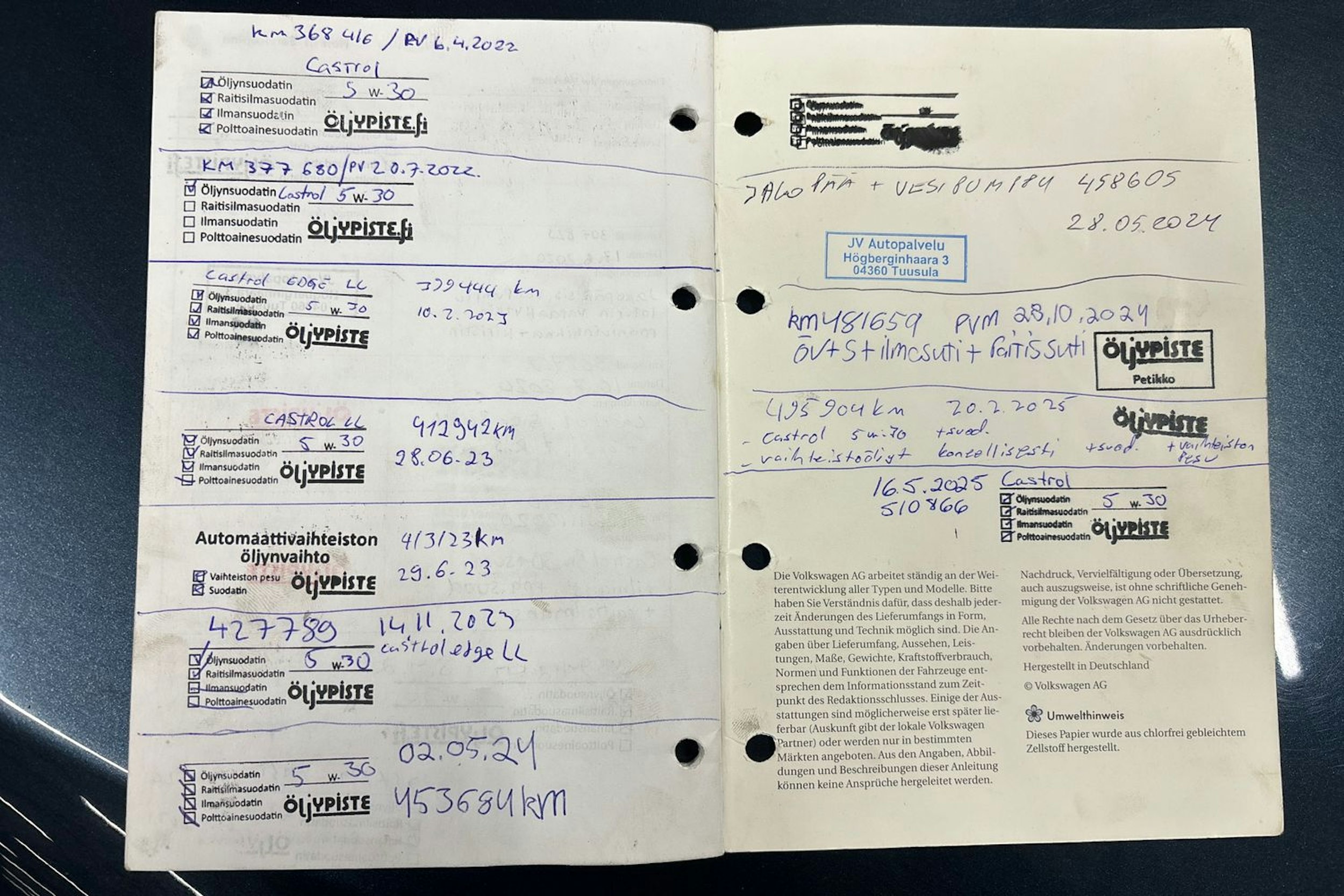 sininen Volkswagen Passat 2007 kuva 19.