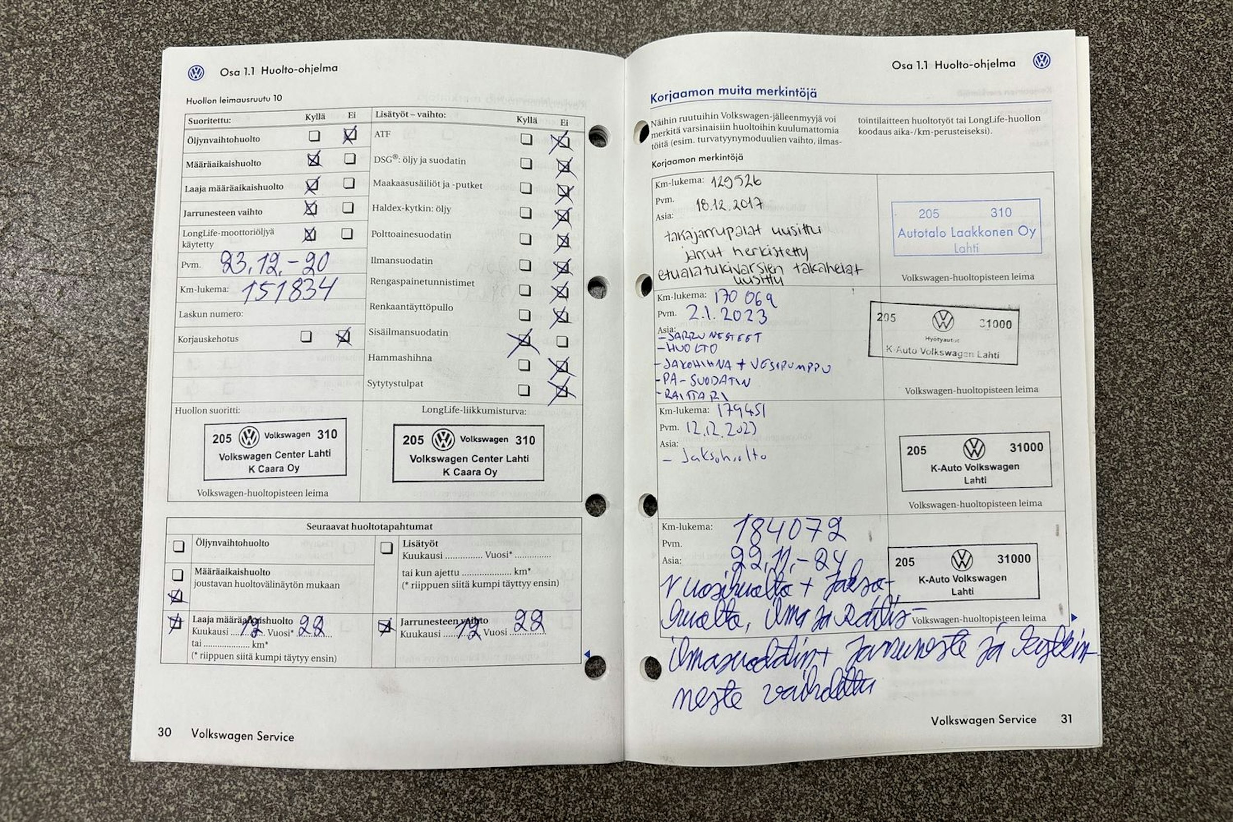 Sininen Volkswagen PASSAT 2008 kuva 27.