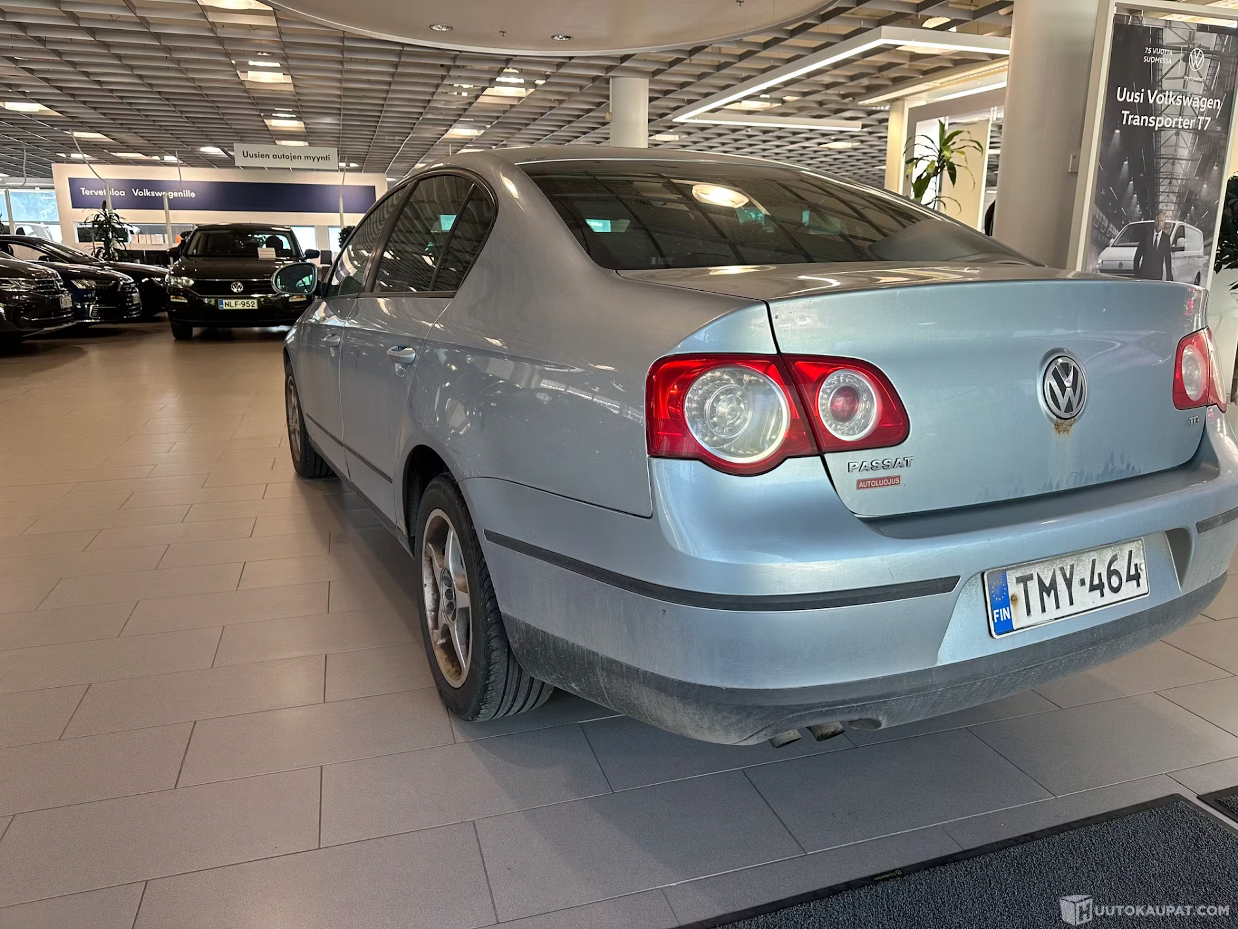 Sininen Volkswagen PASSAT 2008 kuva 4.