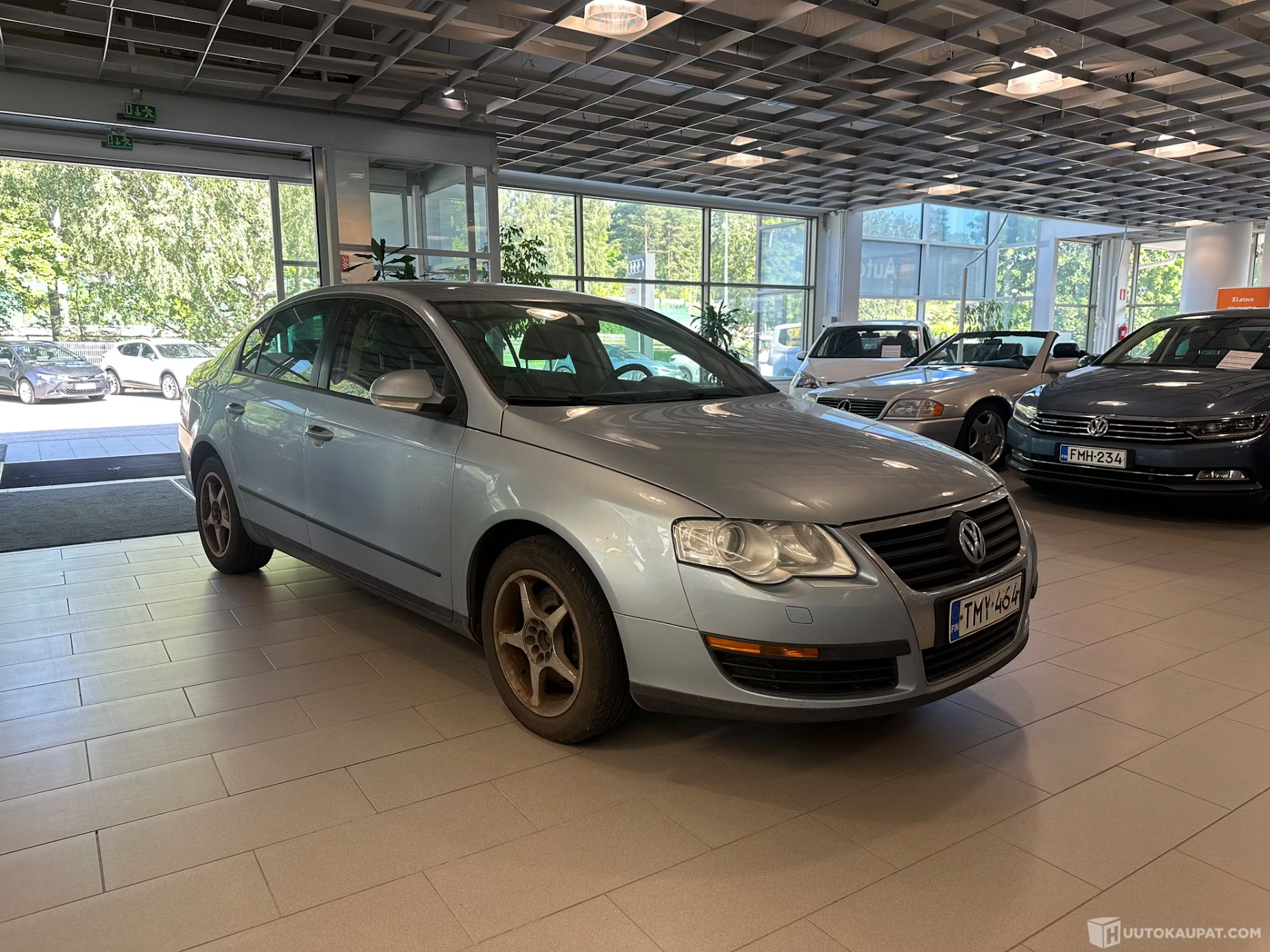 Sininen Volkswagen PASSAT 2008 kuva 6.