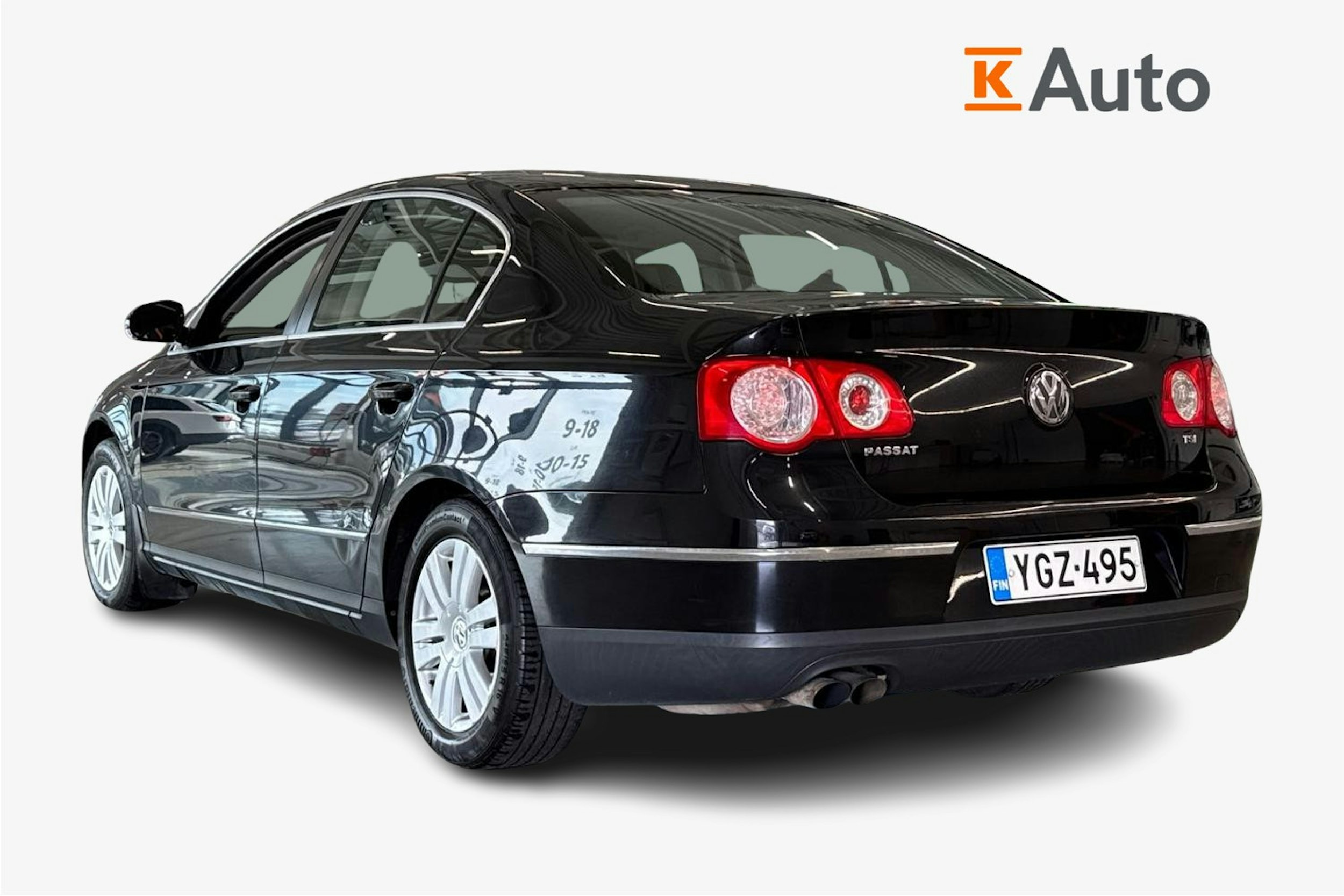 musta Volkswagen Passat 2009 kuva 2.
