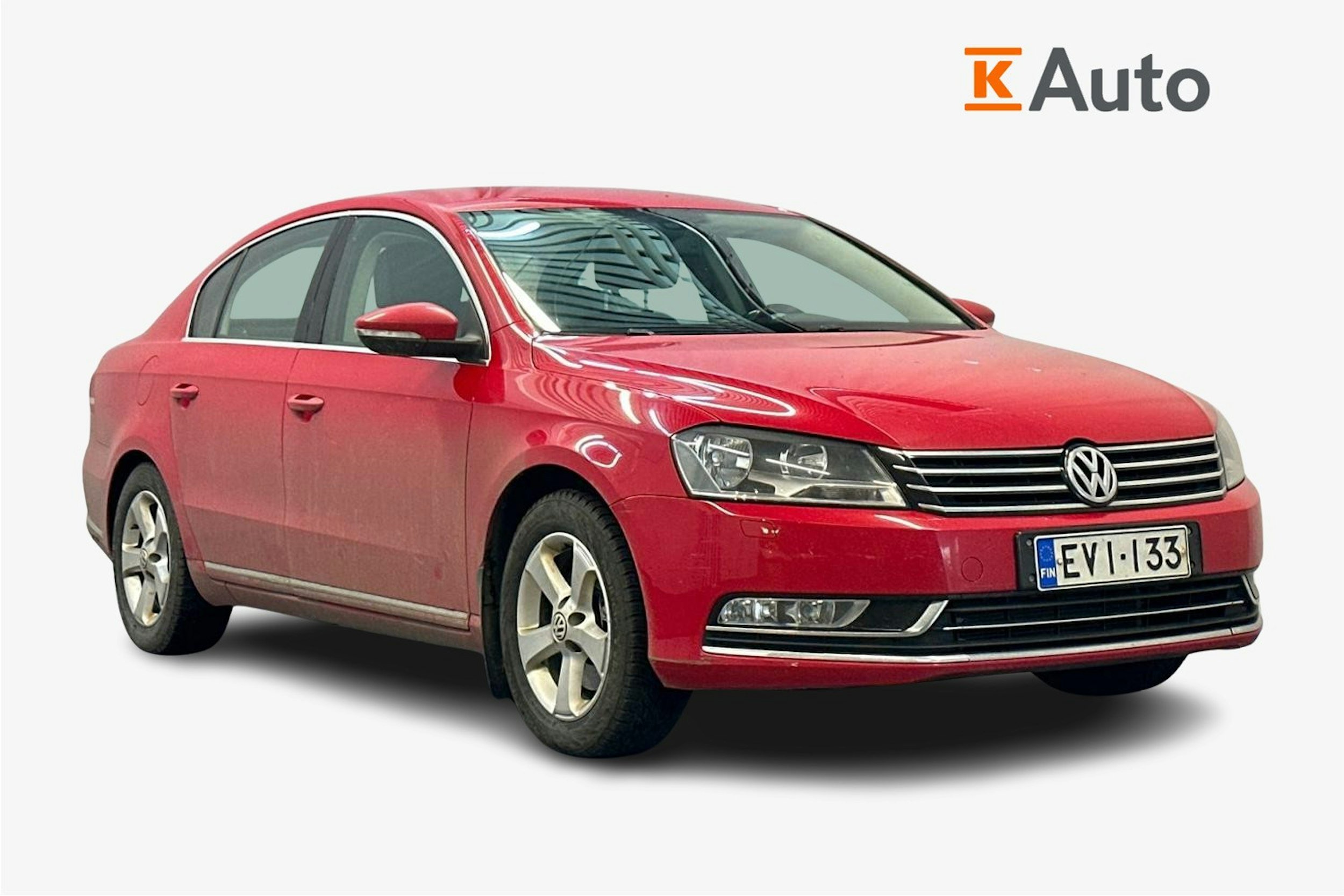 punainen Volkswagen Passat 2011 kuva 1.