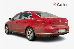 punainen Volkswagen Passat 2011 kuva 2.