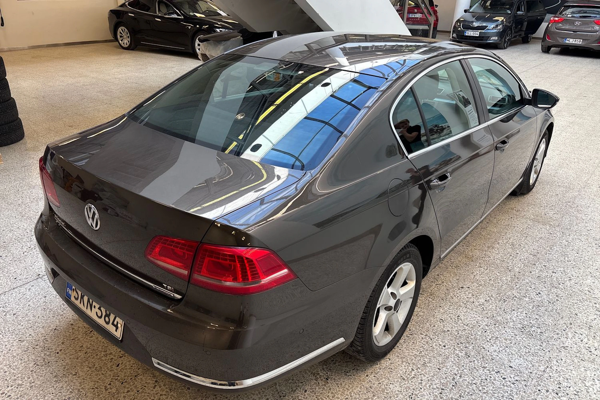 Ruskea (beige) Volkswagen PASSAT 2012 kuva 21.