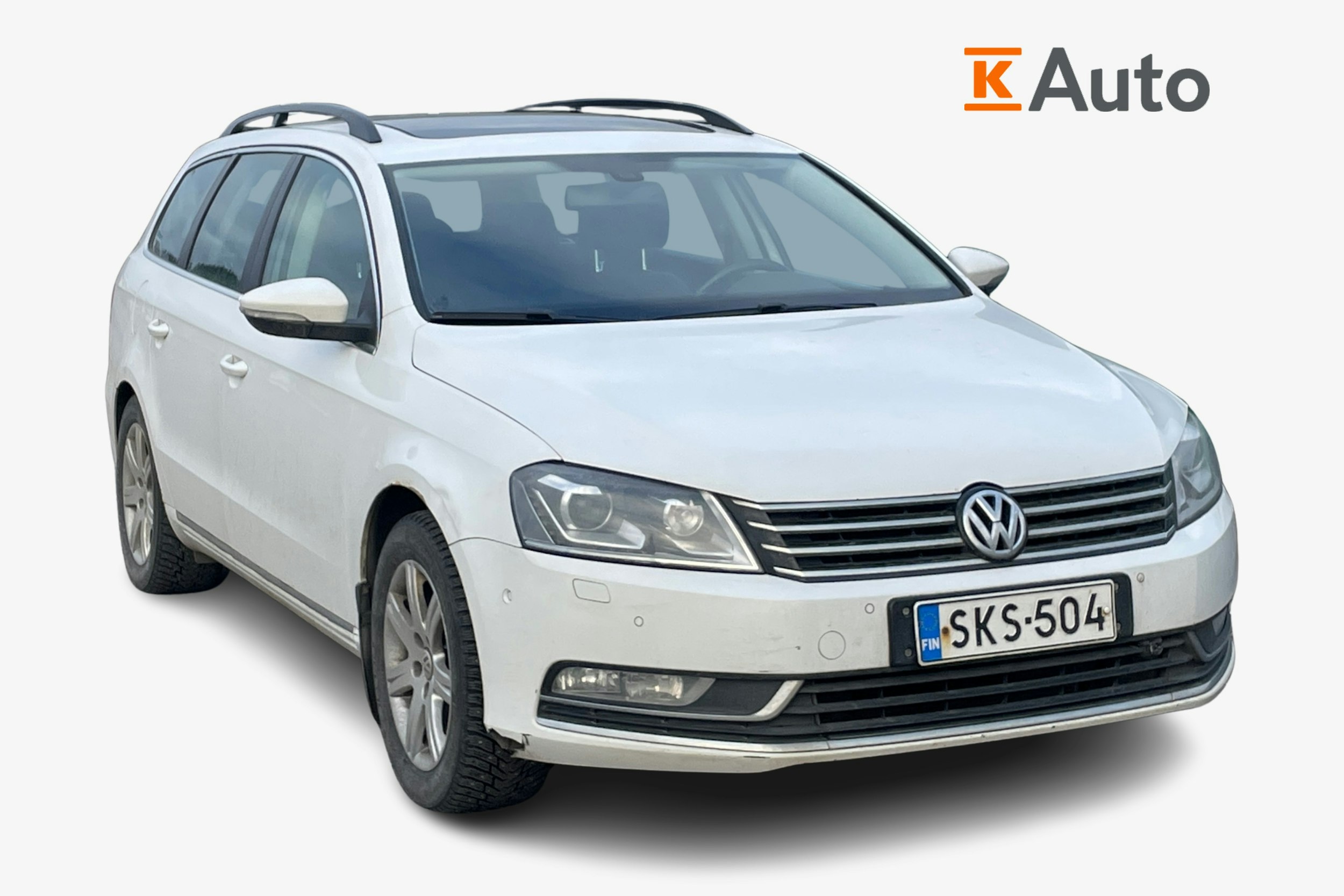 Valkoinen Volkswagen PASSAT 2012 kuva 1.