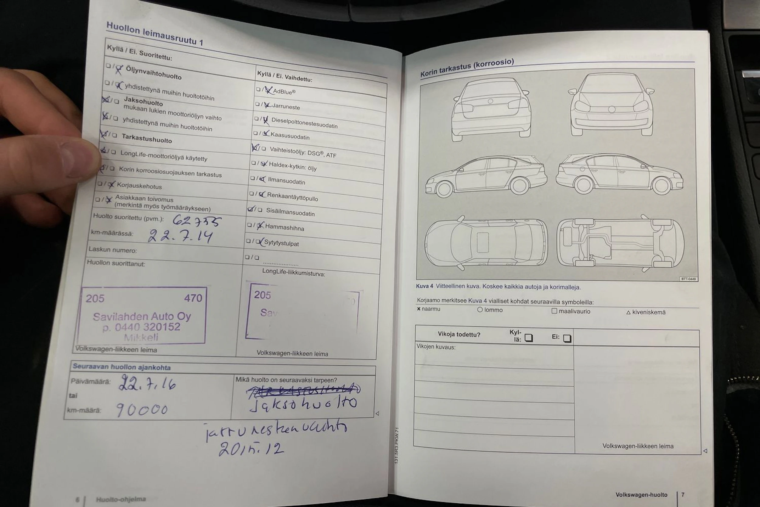 Musta Volkswagen PASSAT 2012 kuva 23.